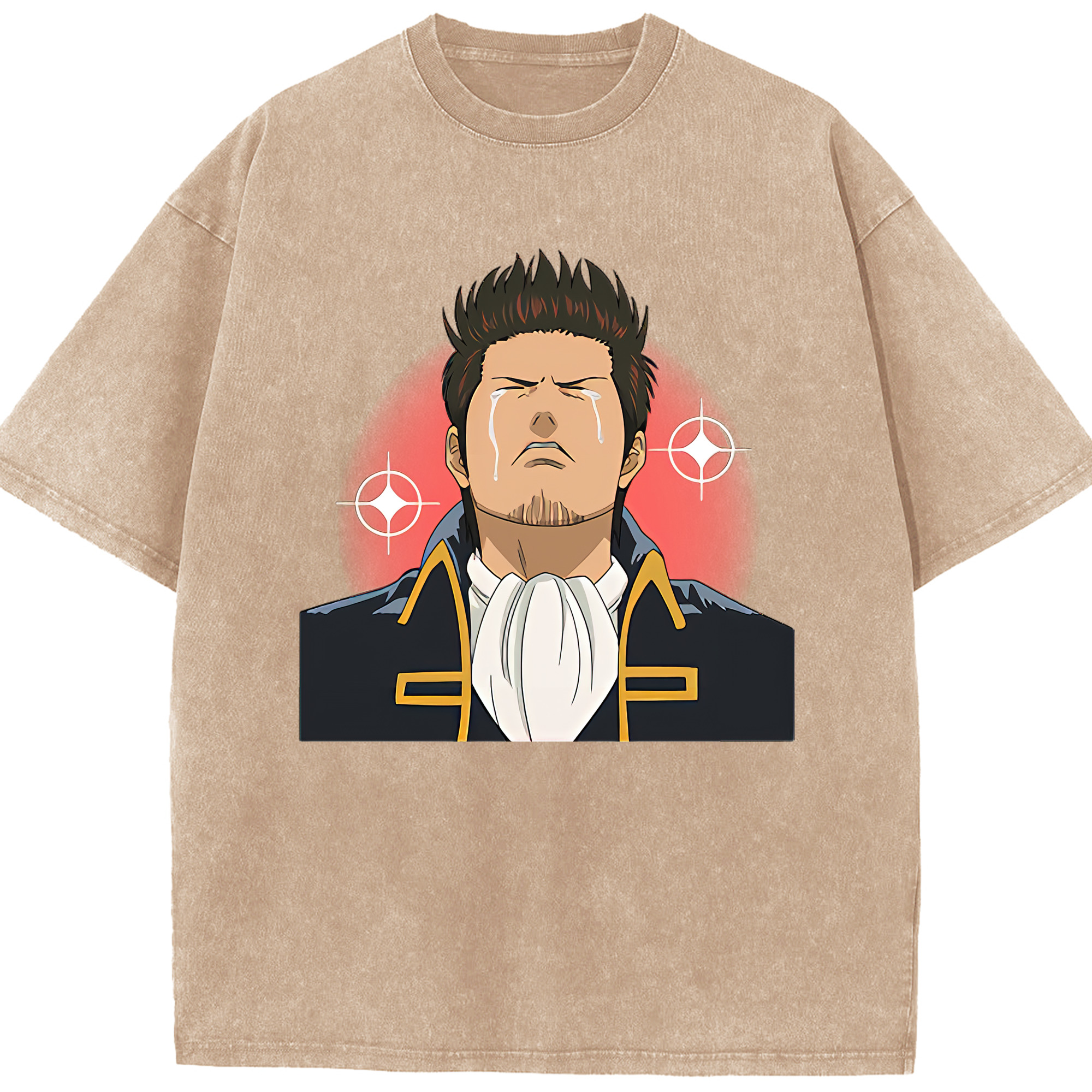 （画像用） ぎんたま 坂田銀時（さかたぎんとき） 神楽 志村新八（しむら しんぱち） GINTAMA Sakata Gintoki Kagura Shimura Shinpachi 綿100% ヴィンテージ風 半袖Tシャツ（フロントプリント）