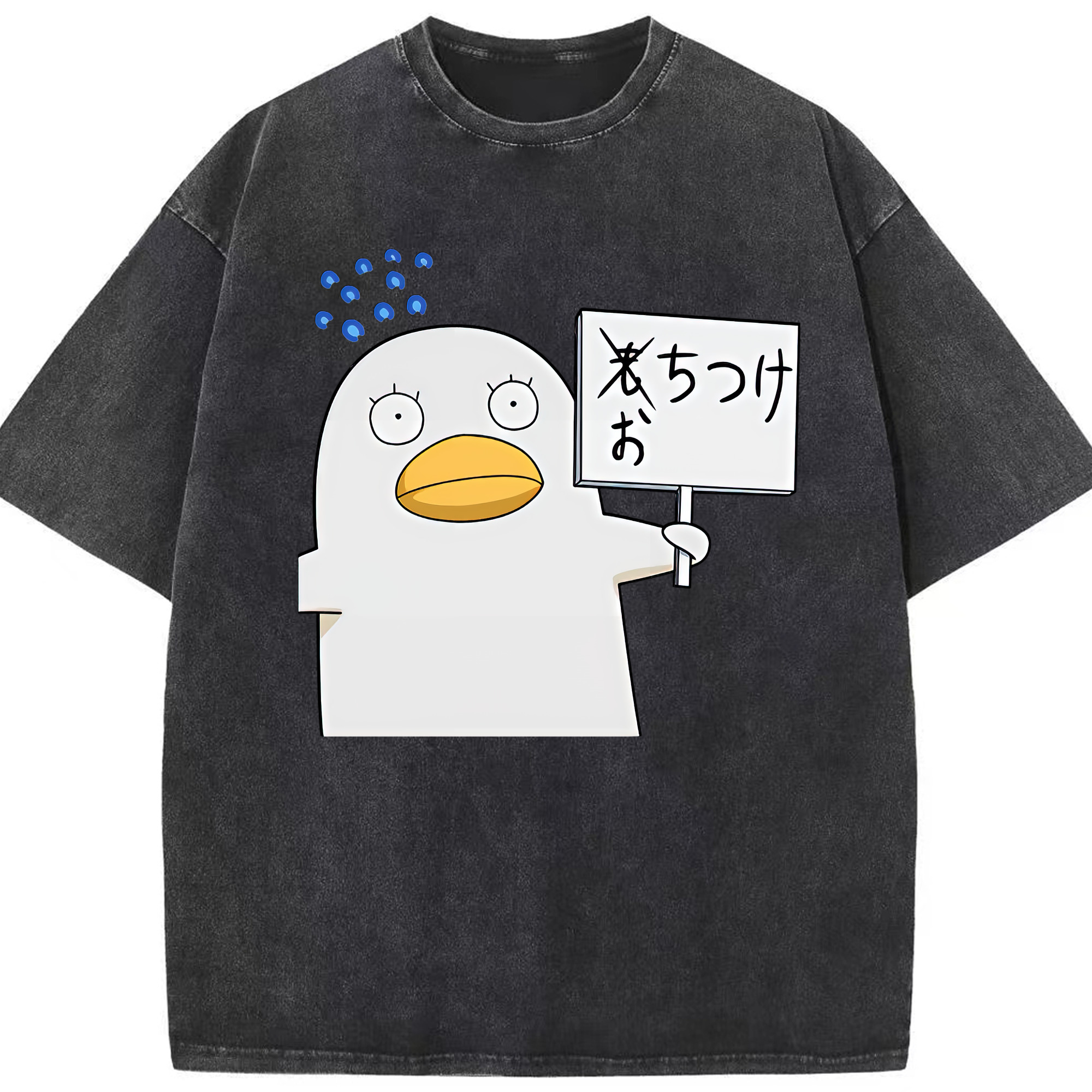 （画像用） ぎんたま 坂田銀時（さかたぎんとき） 神楽 志村新八（しむら しんぱち） GINTAMA Sakata Gintoki Kagura Shimura Shinpachi 綿100% ヴィンテージ風 半袖Tシャツ（フロントプリント）
