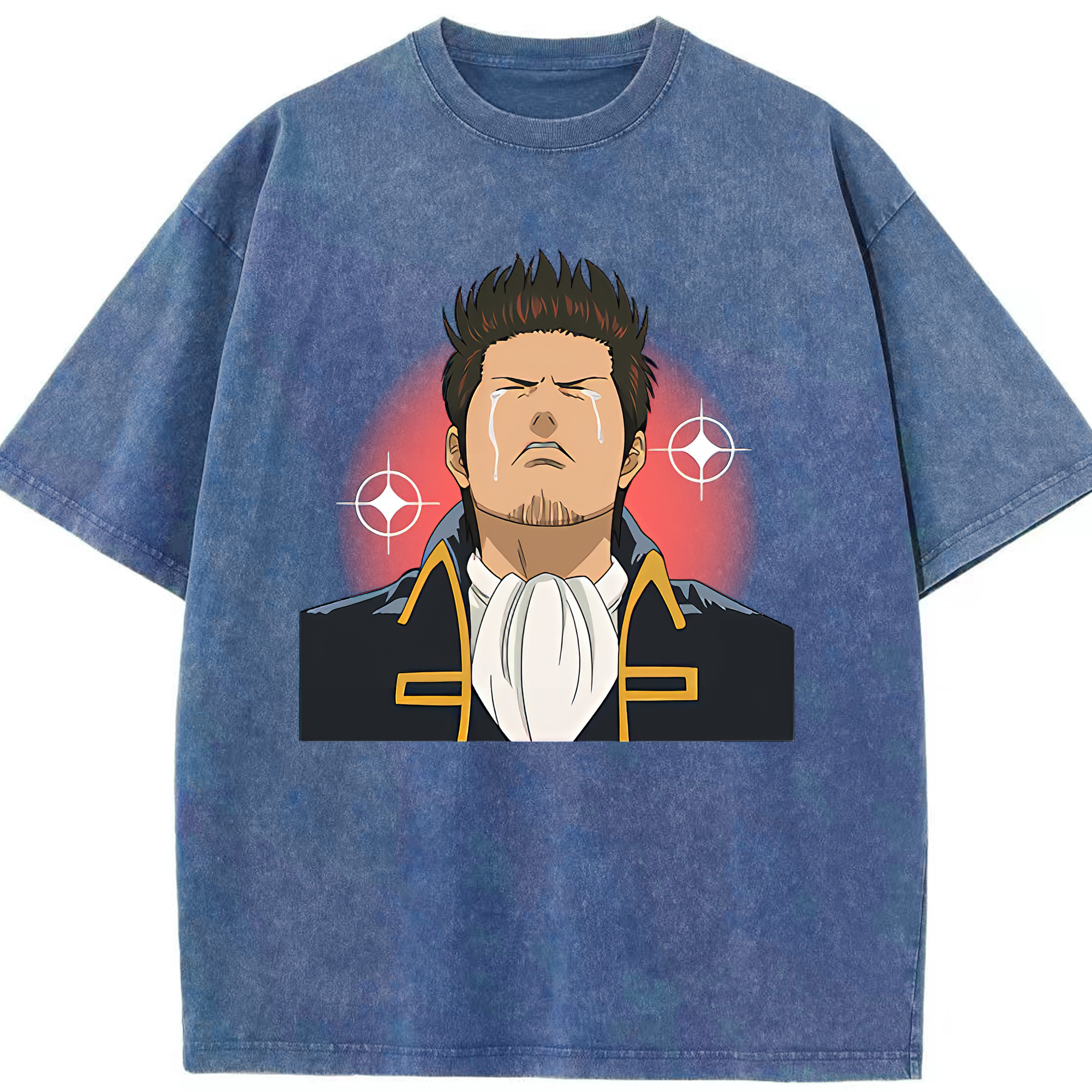 （画像用） ぎんたま 坂田銀時（さかたぎんとき） 神楽 志村新八（しむら しんぱち） GINTAMA Sakata Gintoki Kagura Shimura Shinpachi 綿100% ヴィンテージ風 半袖Tシャツ（フロントプリント）