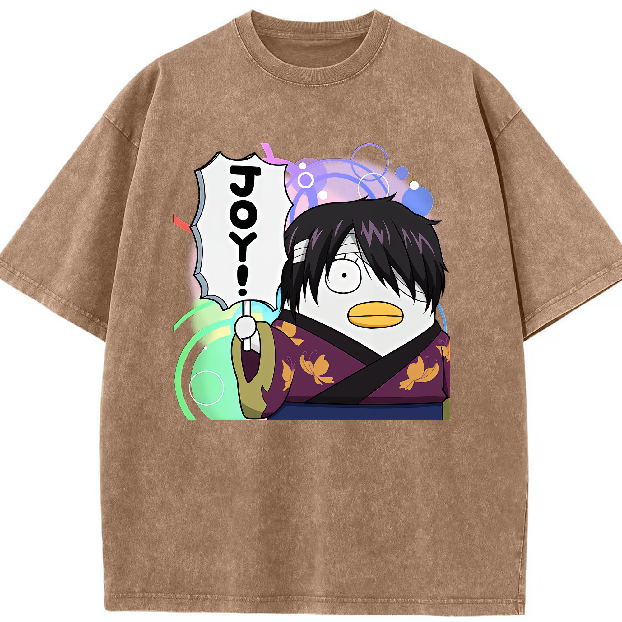 （画像用） ぎんたま 坂田銀時（さかたぎんとき） 神楽 志村新八（しむら しんぱち） GINTAMA Sakata Gintoki Kagura Shimura Shinpachi 綿100% ヴィンテージ風 半袖Tシャツ（フロントプリント）