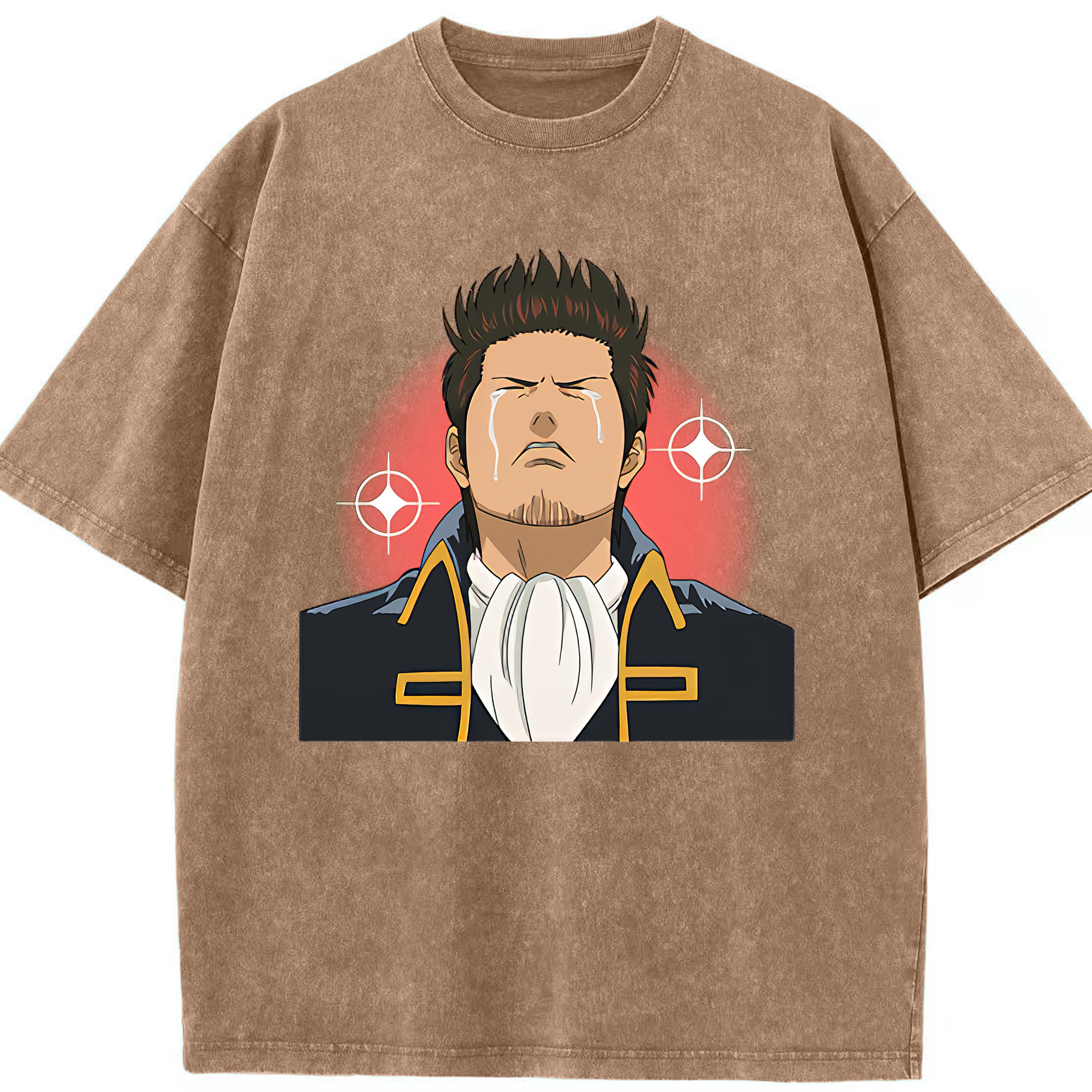 （画像用） ぎんたま 坂田銀時（さかたぎんとき） 神楽 志村新八（しむら しんぱち） GINTAMA Sakata Gintoki Kagura Shimura Shinpachi 綿100% ヴィンテージ風 半袖Tシャツ（フロントプリント）