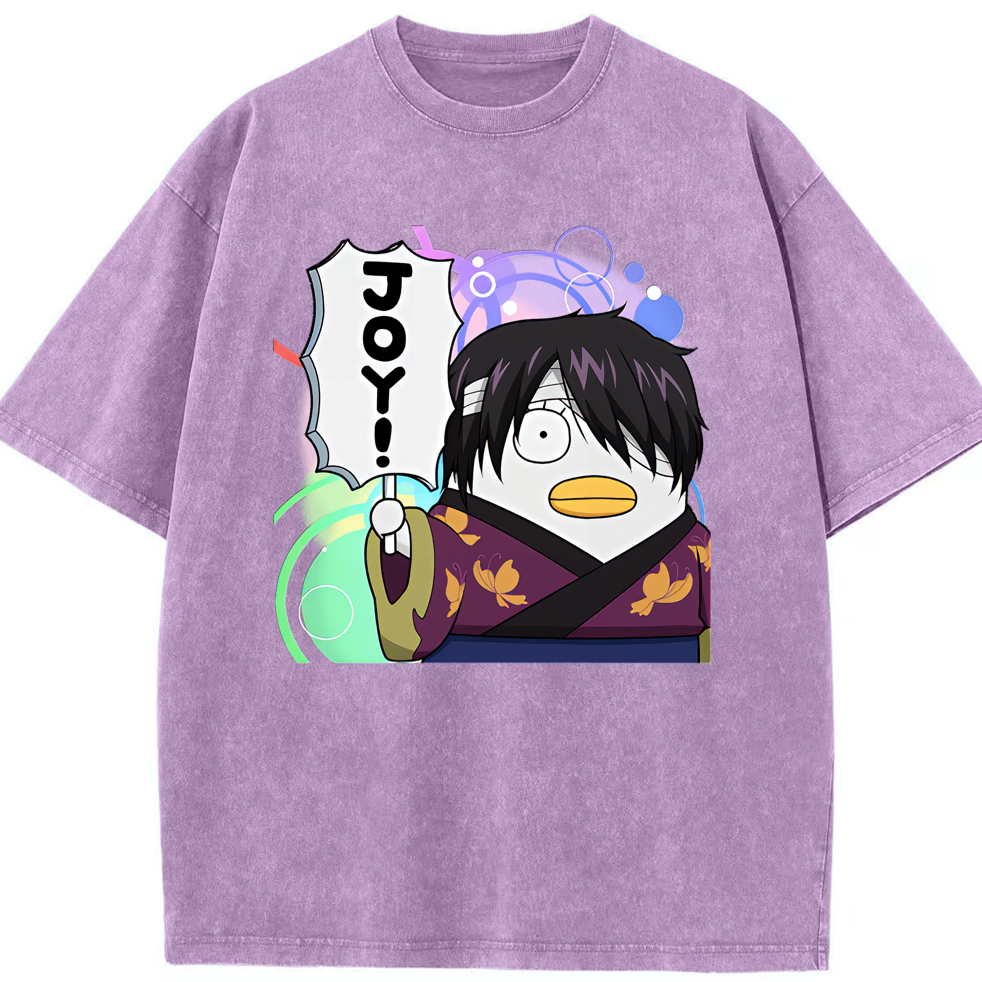 （画像用） ぎんたま 坂田銀時（さかたぎんとき） 神楽 志村新八（しむら しんぱち） GINTAMA Sakata Gintoki Kagura Shimura Shinpachi 綿100% ヴィンテージ風 半袖Tシャツ（フロントプリント）
