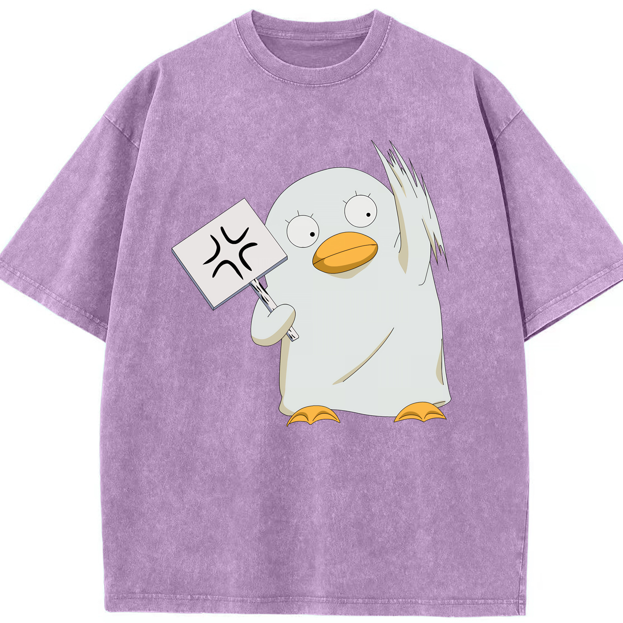 （画像用） ぎんたま 坂田銀時（さかたぎんとき） 神楽 志村新八（しむら しんぱち） GINTAMA Sakata Gintoki Kagura Shimura Shinpachi 綿100% ヴィンテージ風 半袖Tシャツ（フロントプリント）