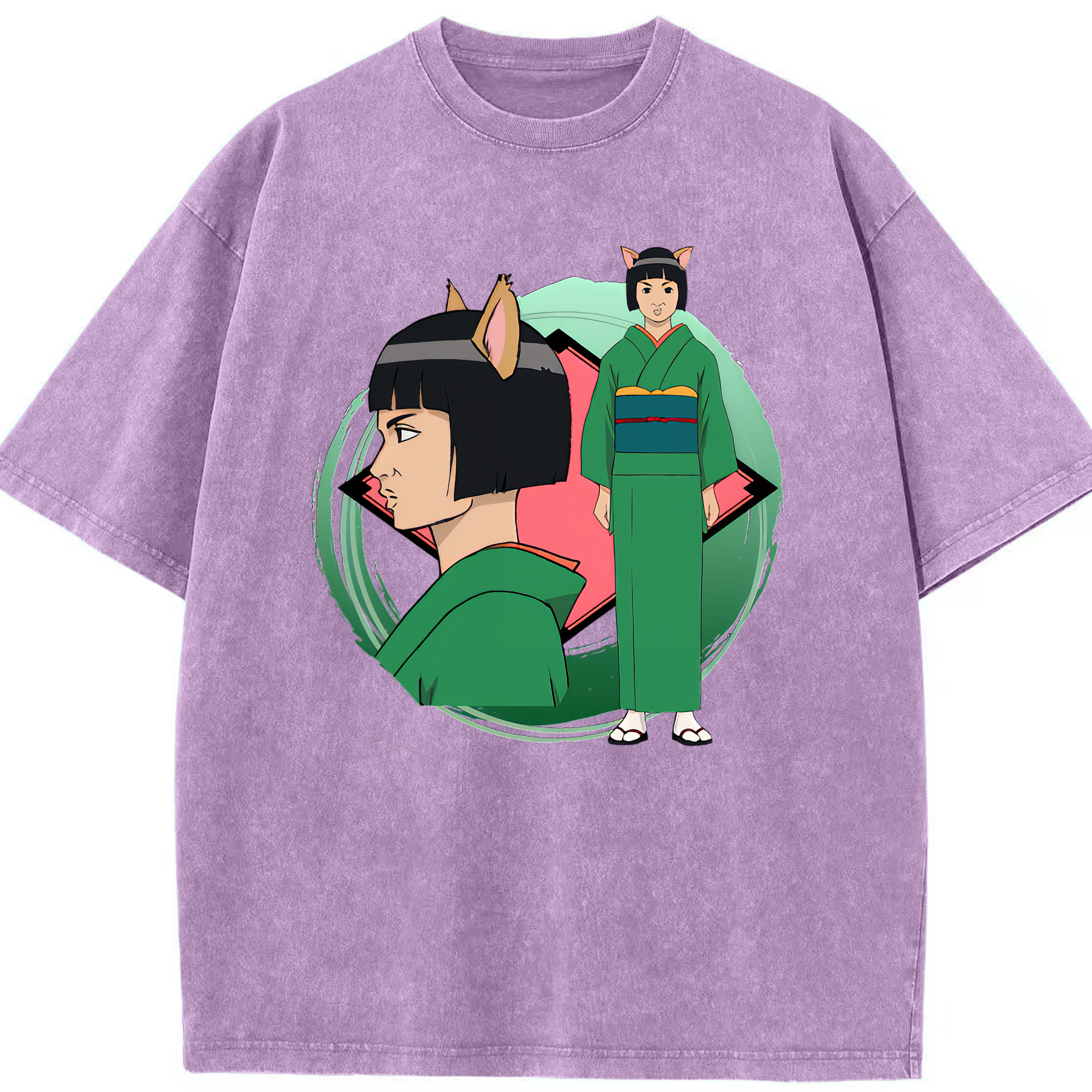 （画像用） ぎんたま 坂田銀時（さかたぎんとき） 神楽 志村新八（しむら しんぱち） GINTAMA Sakata Gintoki Kagura Shimura Shinpachi 綿100% ヴィンテージ風 半袖Tシャツ（フロントプリント）