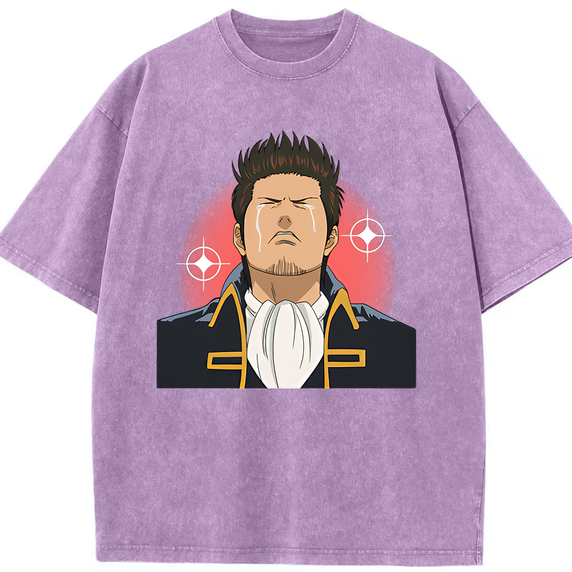 （画像用） ぎんたま 坂田銀時（さかたぎんとき） 神楽 志村新八（しむら しんぱち） GINTAMA Sakata Gintoki Kagura Shimura Shinpachi 綿100% ヴィンテージ風 半袖Tシャツ（フロントプリント）