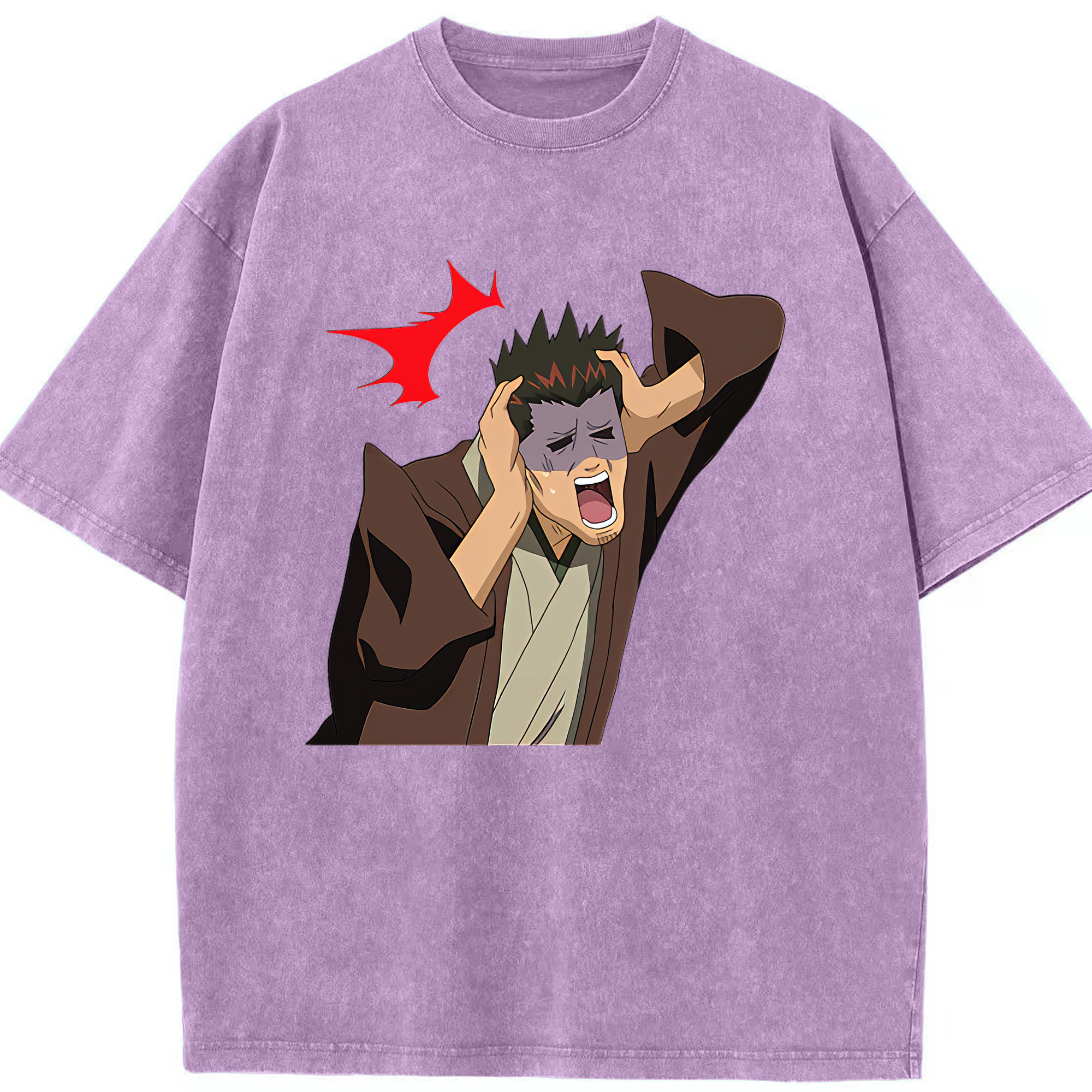 （画像用） ぎんたま 坂田銀時（さかたぎんとき） 神楽 志村新八（しむら しんぱち） GINTAMA Sakata Gintoki Kagura Shimura Shinpachi 綿100% ヴィンテージ風 半袖Tシャツ（フロントプリント）