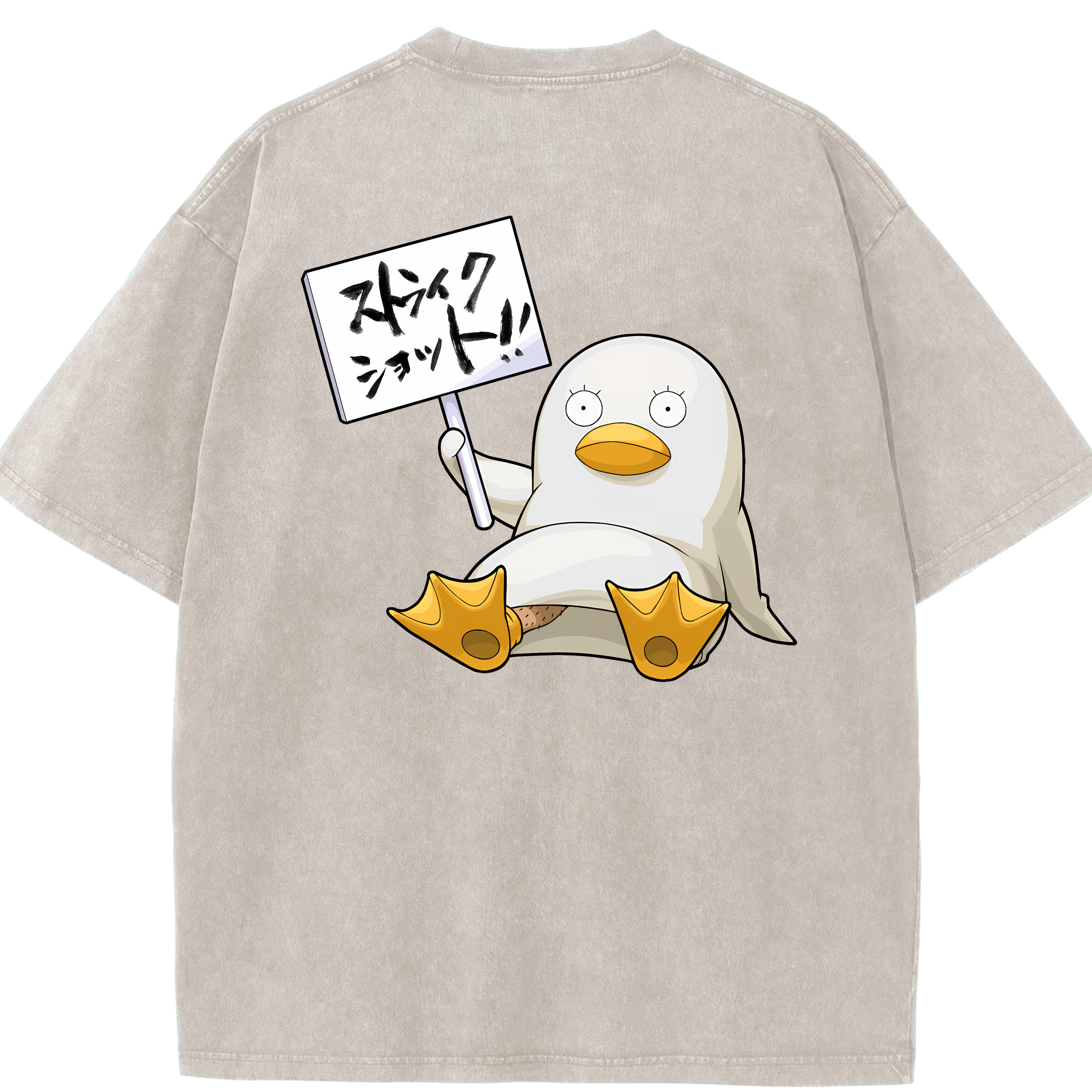（画像用） ぎんたま 坂田銀時（さかたぎんとき） 神楽 志村新八（しむら しんぱち） GINTAMA Sakata Gintoki Kagura Shimura Shinpachi 綿100% ヴィンテージ風 半袖Tシャツ（背面プリント）