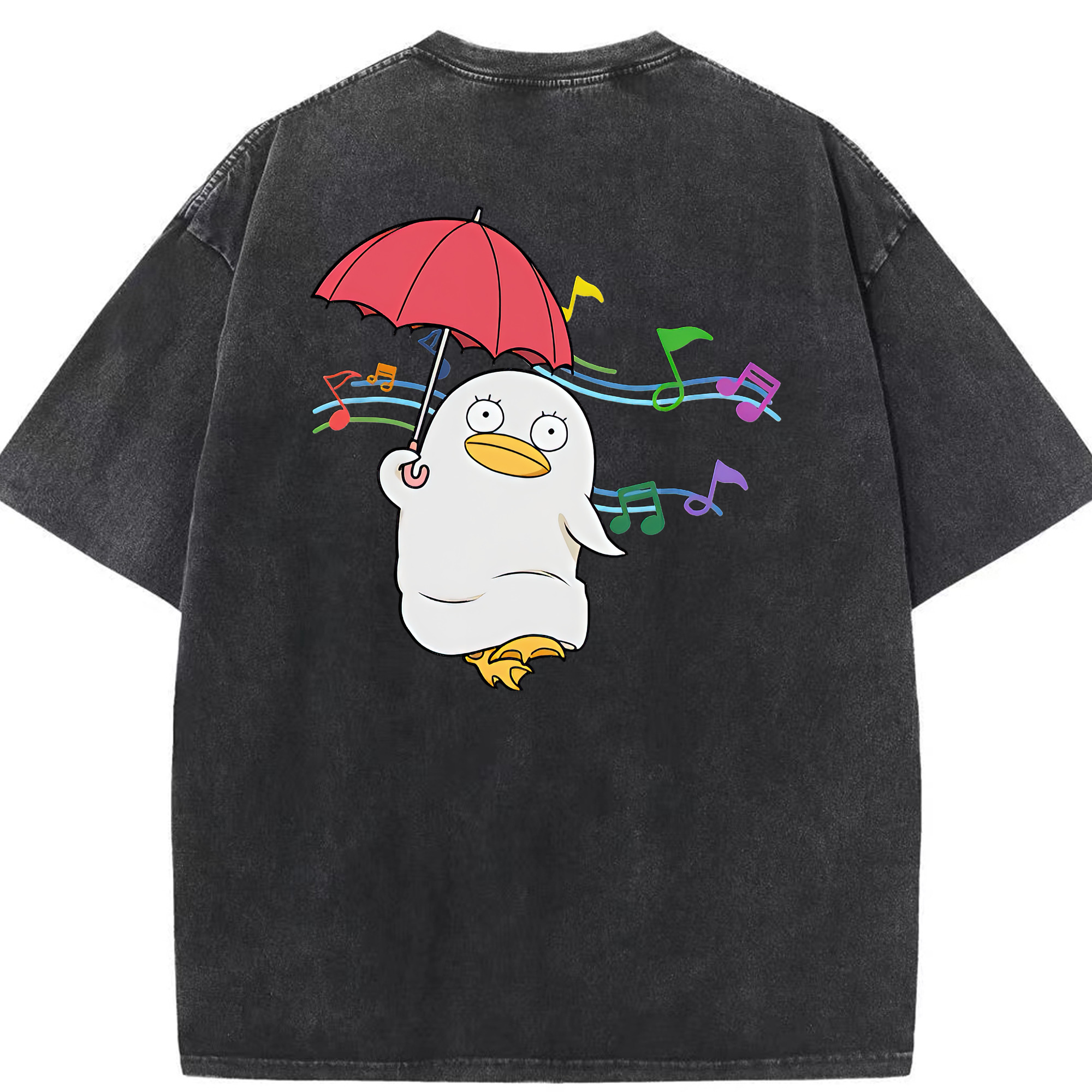 （画像用） ぎんたま 坂田銀時（さかたぎんとき） 神楽 志村新八（しむら しんぱち） GINTAMA Sakata Gintoki Kagura Shimura Shinpachi 綿100% ヴィンテージ風 半袖Tシャツ（背面プリント）