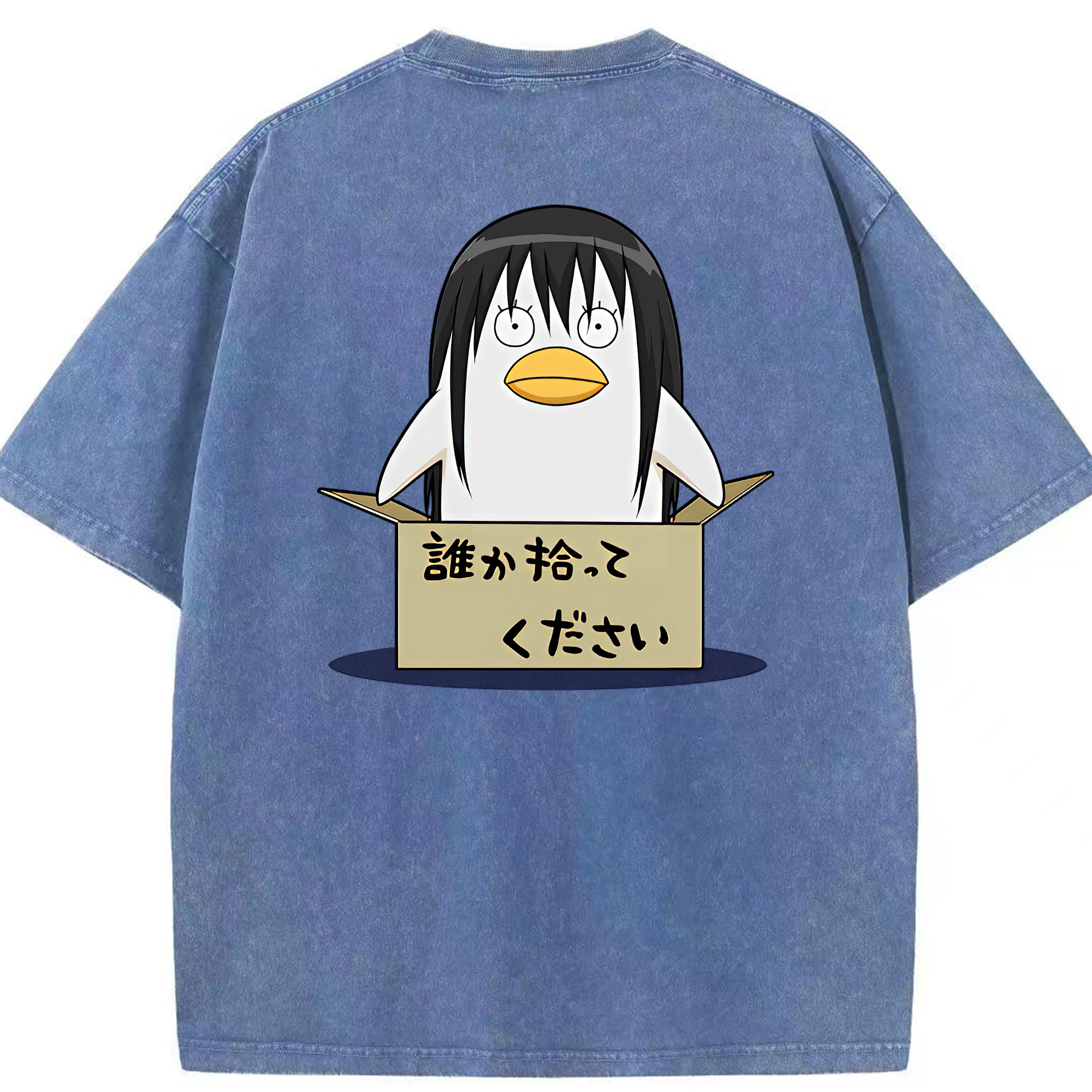 （画像用） ぎんたま 坂田銀時（さかたぎんとき） 神楽 志村新八（しむら しんぱち） GINTAMA Sakata Gintoki Kagura Shimura Shinpachi 綿100% ヴィンテージ風 半袖Tシャツ（背面プリント）