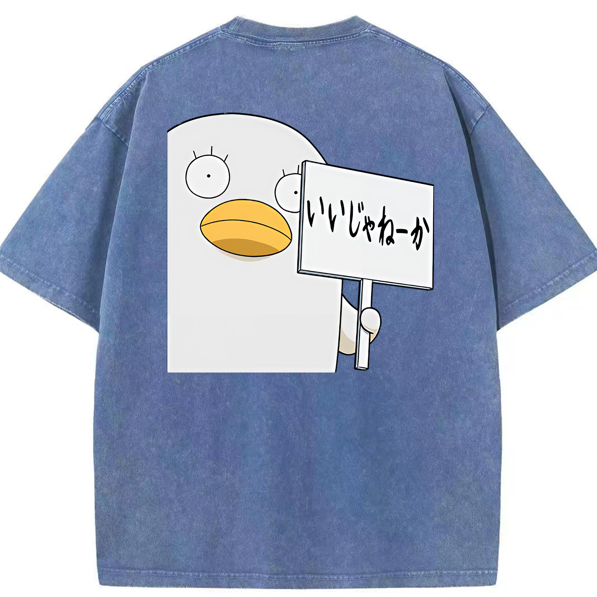 （画像用） ぎんたま 坂田銀時（さかたぎんとき） 神楽 志村新八（しむら しんぱち） GINTAMA Sakata Gintoki Kagura Shimura Shinpachi 綿100% ヴィンテージ風 半袖Tシャツ（背面プリント）