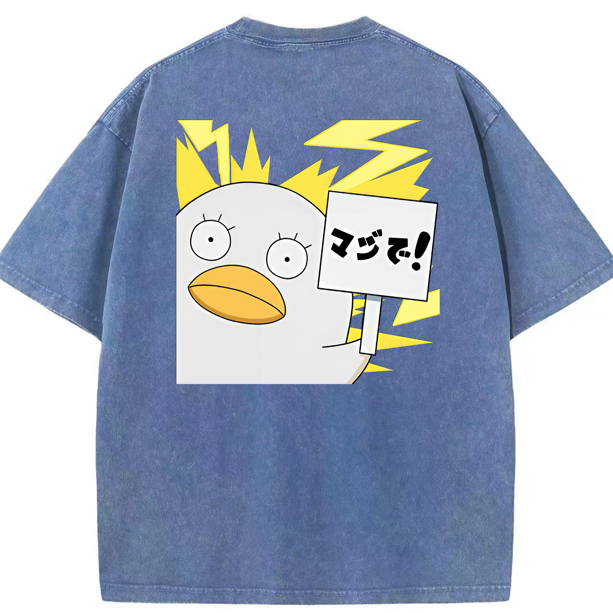 （画像用） ぎんたま 坂田銀時（さかたぎんとき） 神楽 志村新八（しむら しんぱち） GINTAMA Sakata Gintoki Kagura Shimura Shinpachi 綿100% ヴィンテージ風 半袖Tシャツ（背面プリント）