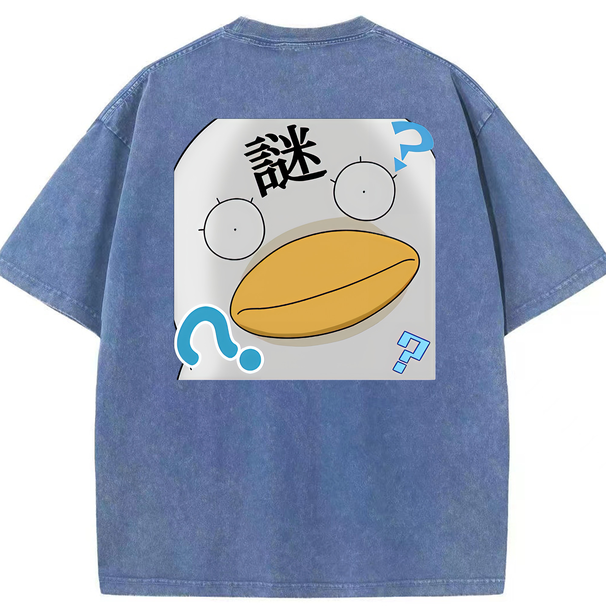 （画像用） ぎんたま 坂田銀時（さかたぎんとき） 神楽 志村新八（しむら しんぱち） GINTAMA Sakata Gintoki Kagura Shimura Shinpachi 綿100% ヴィンテージ風 半袖Tシャツ（背面プリント）