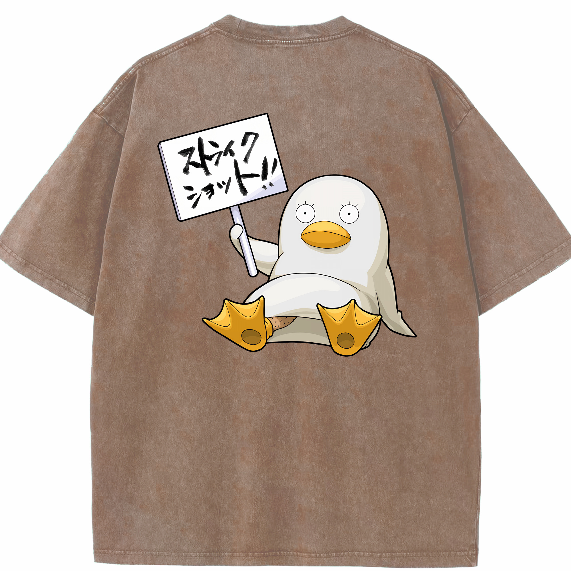 （画像用） ぎんたま 坂田銀時（さかたぎんとき） 神楽 志村新八（しむら しんぱち） GINTAMA Sakata Gintoki Kagura Shimura Shinpachi 綿100% ヴィンテージ風 半袖Tシャツ（背面プリント）