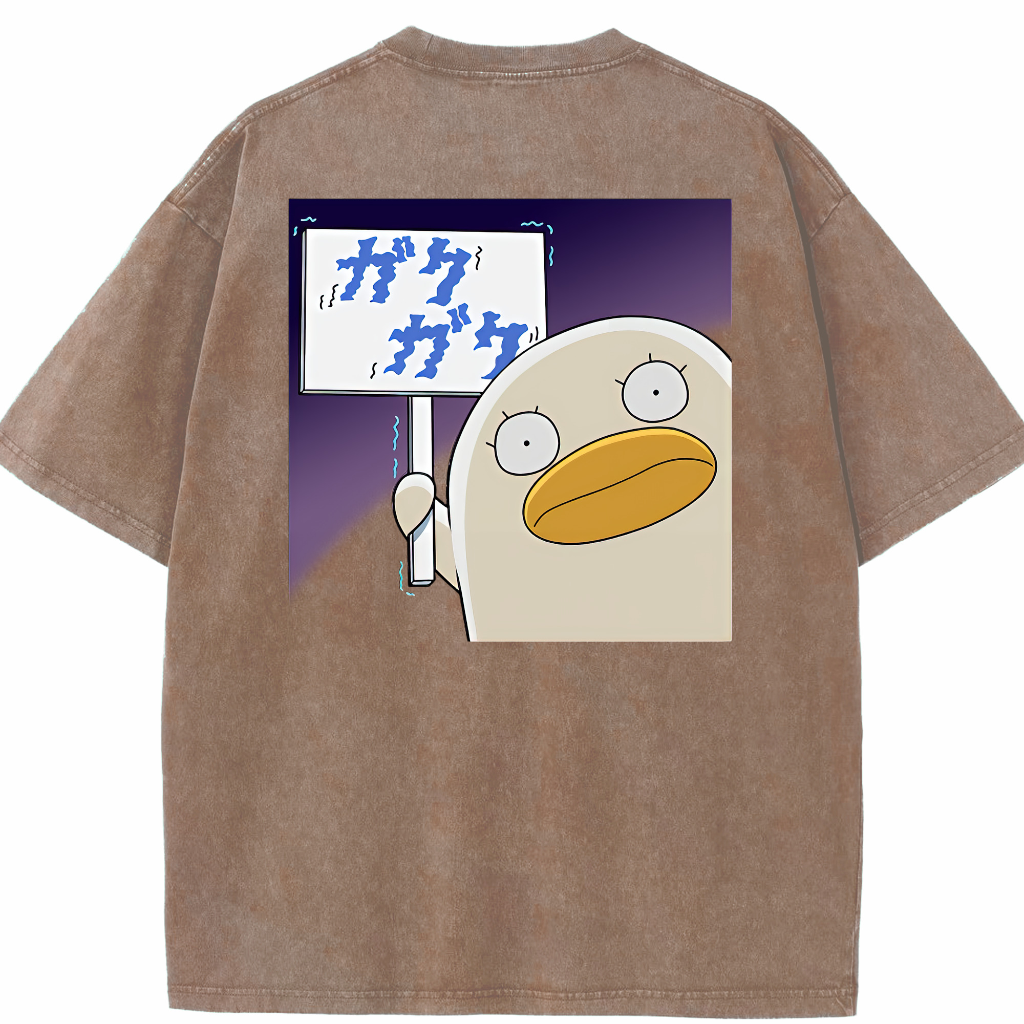（画像用） ぎんたま 坂田銀時（さかたぎんとき） 神楽 志村新八（しむら しんぱち） GINTAMA Sakata Gintoki Kagura Shimura Shinpachi 綿100% ヴィンテージ風 半袖Tシャツ（背面プリント）