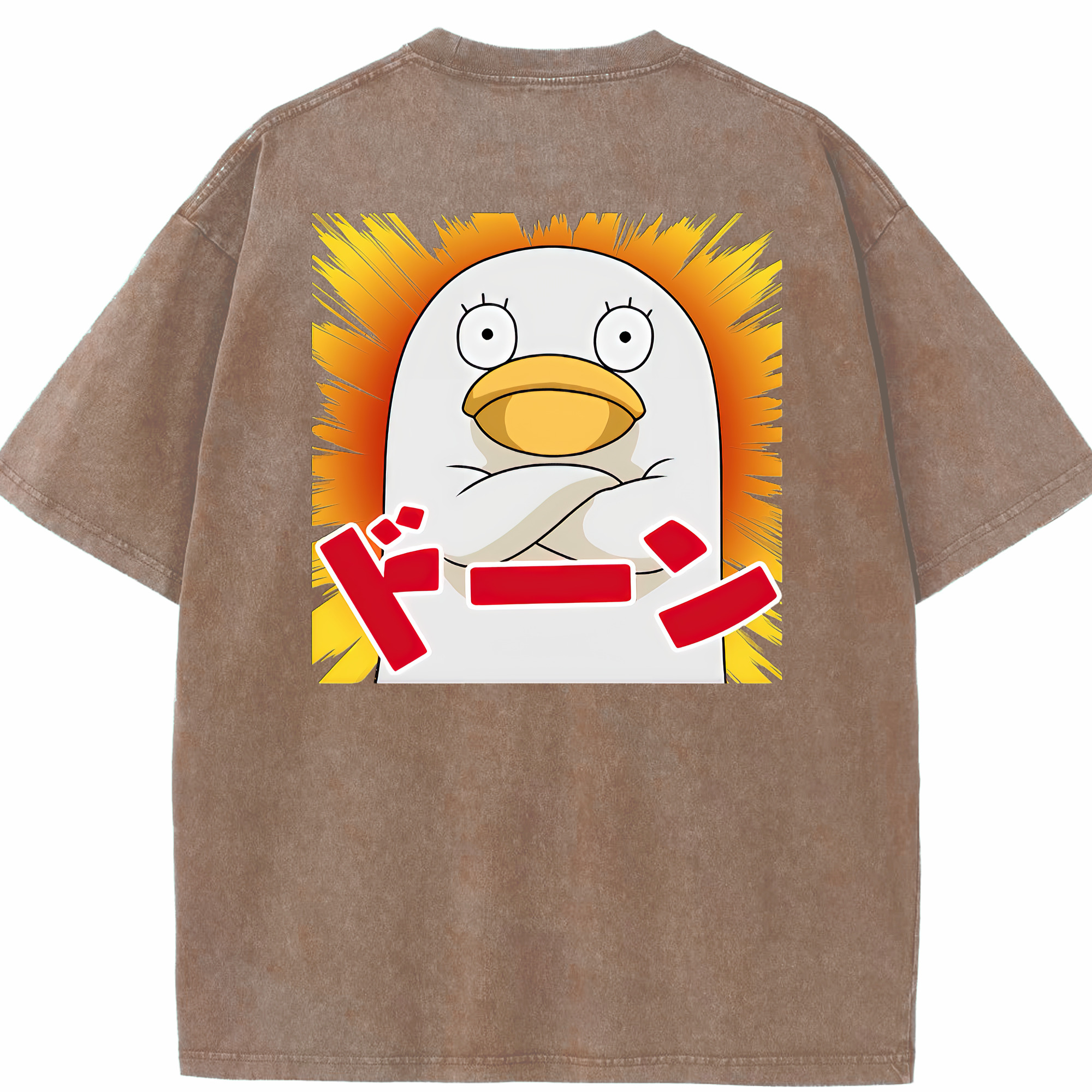 （画像用） ぎんたま 坂田銀時（さかたぎんとき） 神楽 志村新八（しむら しんぱち） GINTAMA Sakata Gintoki Kagura Shimura Shinpachi 綿100% ヴィンテージ風 半袖Tシャツ（背面プリント）