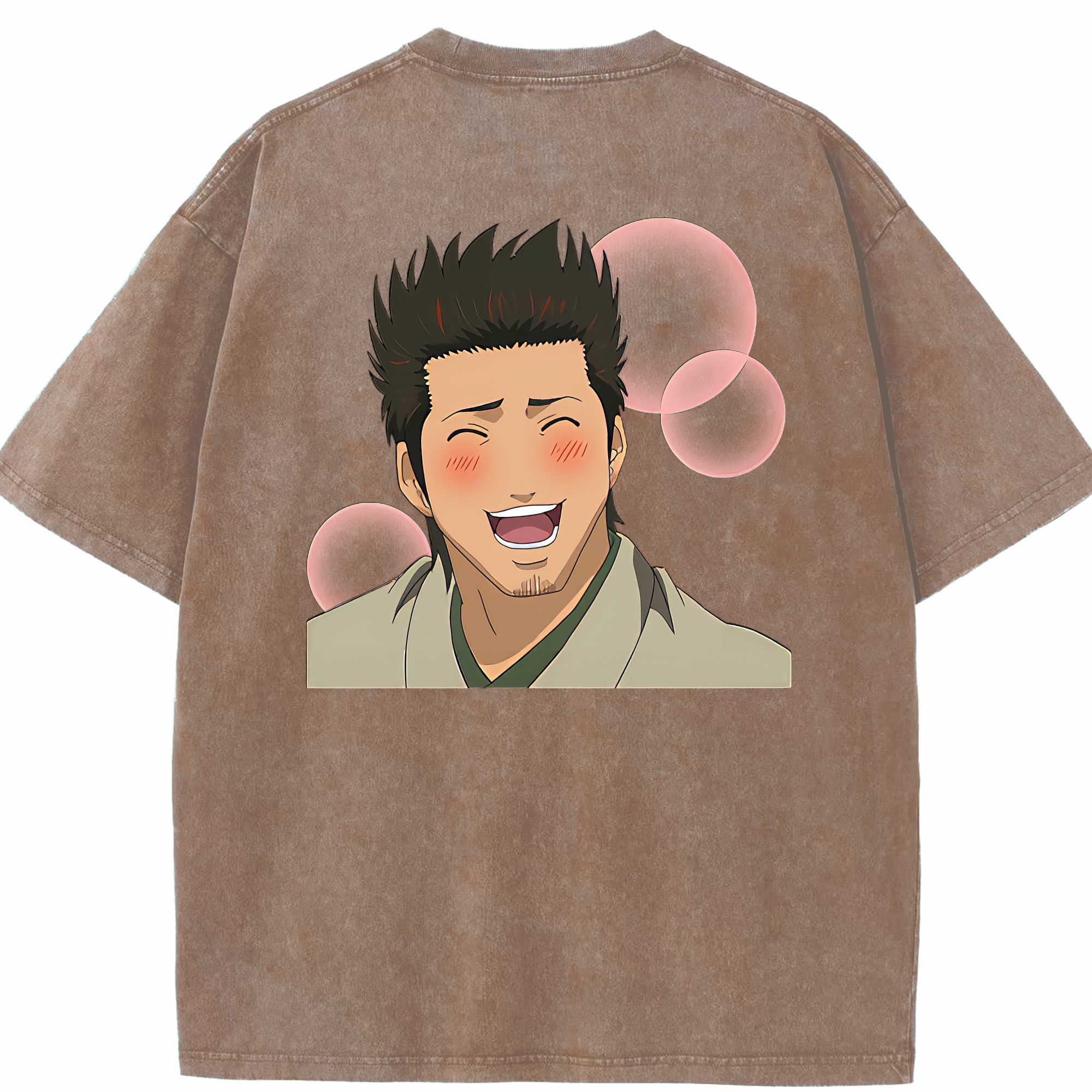 （画像用） ぎんたま 坂田銀時（さかたぎんとき） 神楽 志村新八（しむら しんぱち） GINTAMA Sakata Gintoki Kagura Shimura Shinpachi 綿100% ヴィンテージ風 半袖Tシャツ（背面プリント）