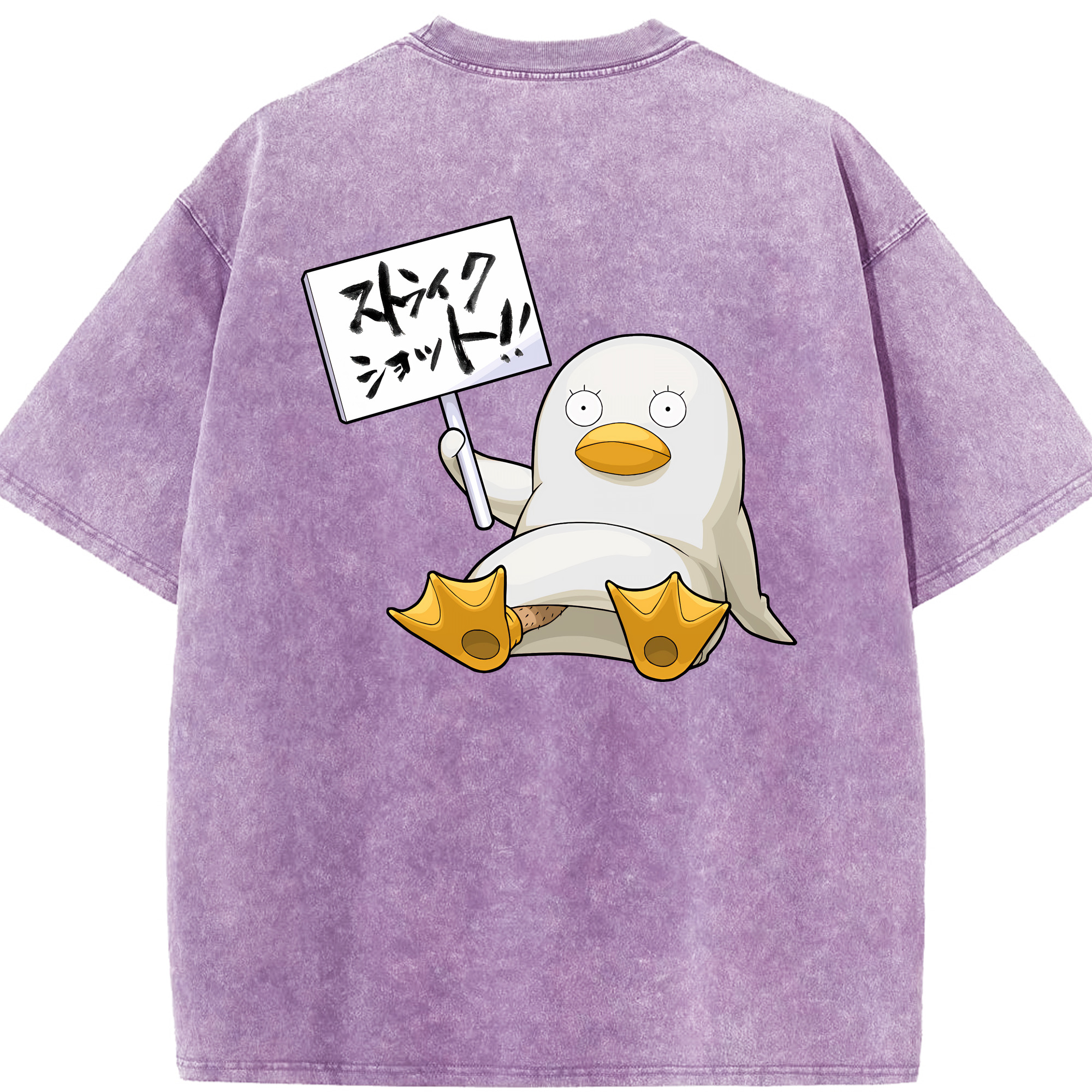 （画像用） ぎんたま 坂田銀時（さかたぎんとき） 神楽 志村新八（しむら しんぱち） GINTAMA Sakata Gintoki Kagura Shimura Shinpachi 綿100% ヴィンテージ風 半袖Tシャツ（背面プリント）