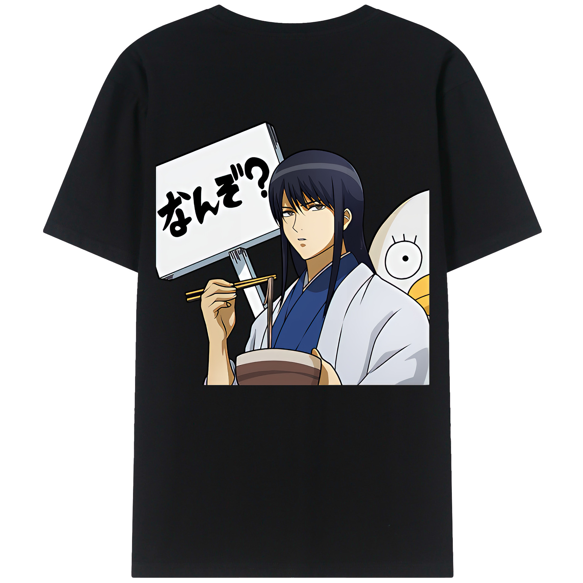（画像用） ぎんたま 坂田銀時（さかたぎんとき） 神楽 志村新八（しむら しんぱち） GINTAMA Sakata Gintoki Kagura Shimura Shinpachi 綿100％ メンズ半袖Tシャツ（バックプリント） 通気性