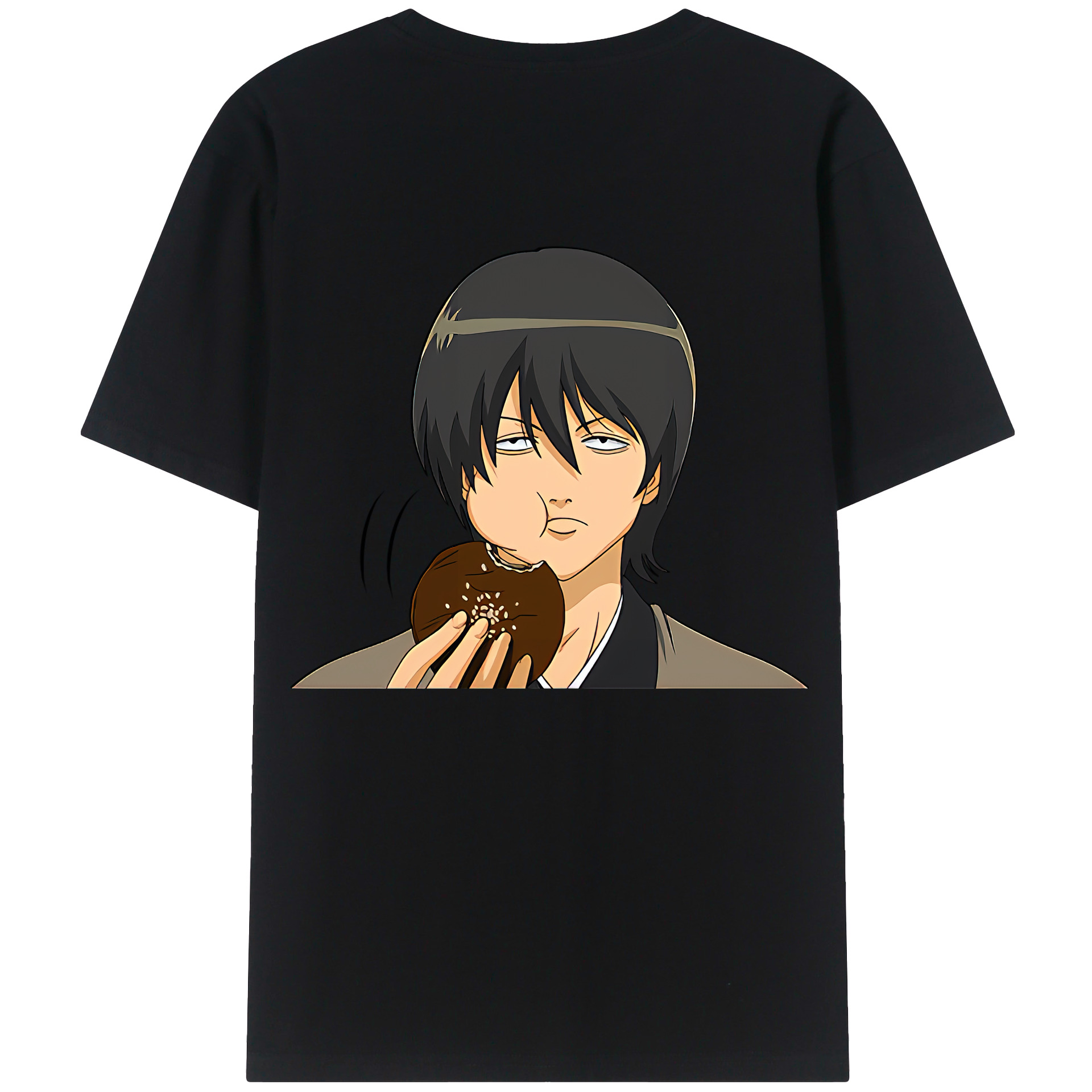 （画像用） ぎんたま 坂田銀時（さかたぎんとき） 神楽 志村新八（しむら しんぱち） GINTAMA Sakata Gintoki Kagura Shimura Shinpachi 綿100％ メンズ半袖Tシャツ（バックプリント） 通気性