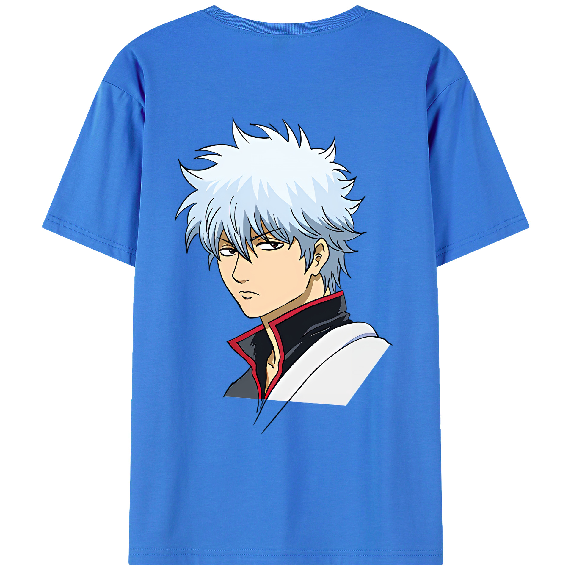 （画像用） ぎんたま 坂田銀時（さかたぎんとき） 神楽 志村新八（しむら しんぱち） GINTAMA Sakata Gintoki Kagura Shimura Shinpachi 綿100％ メンズ半袖Tシャツ（バックプリント） 通気性