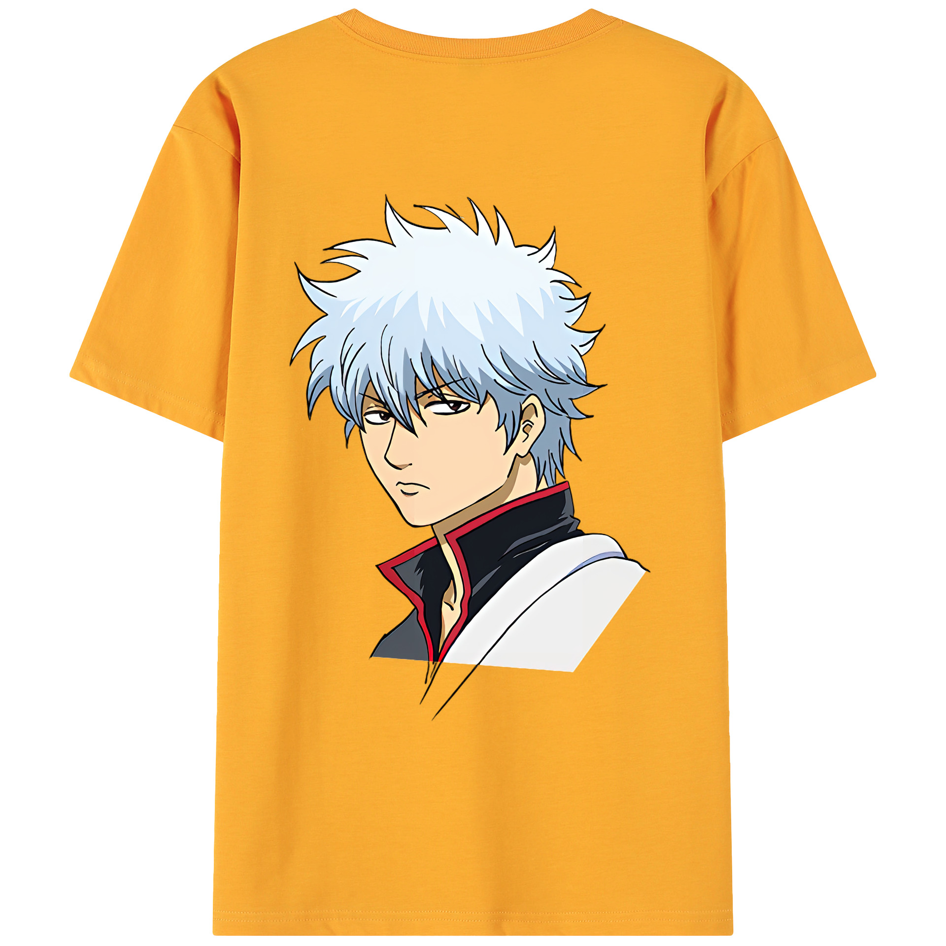 （画像用） ぎんたま 坂田銀時（さかたぎんとき） 神楽 志村新八（しむら しんぱち） GINTAMA Sakata Gintoki Kagura Shimura Shinpachi 綿100％ メンズ半袖Tシャツ（バックプリント） 通気性