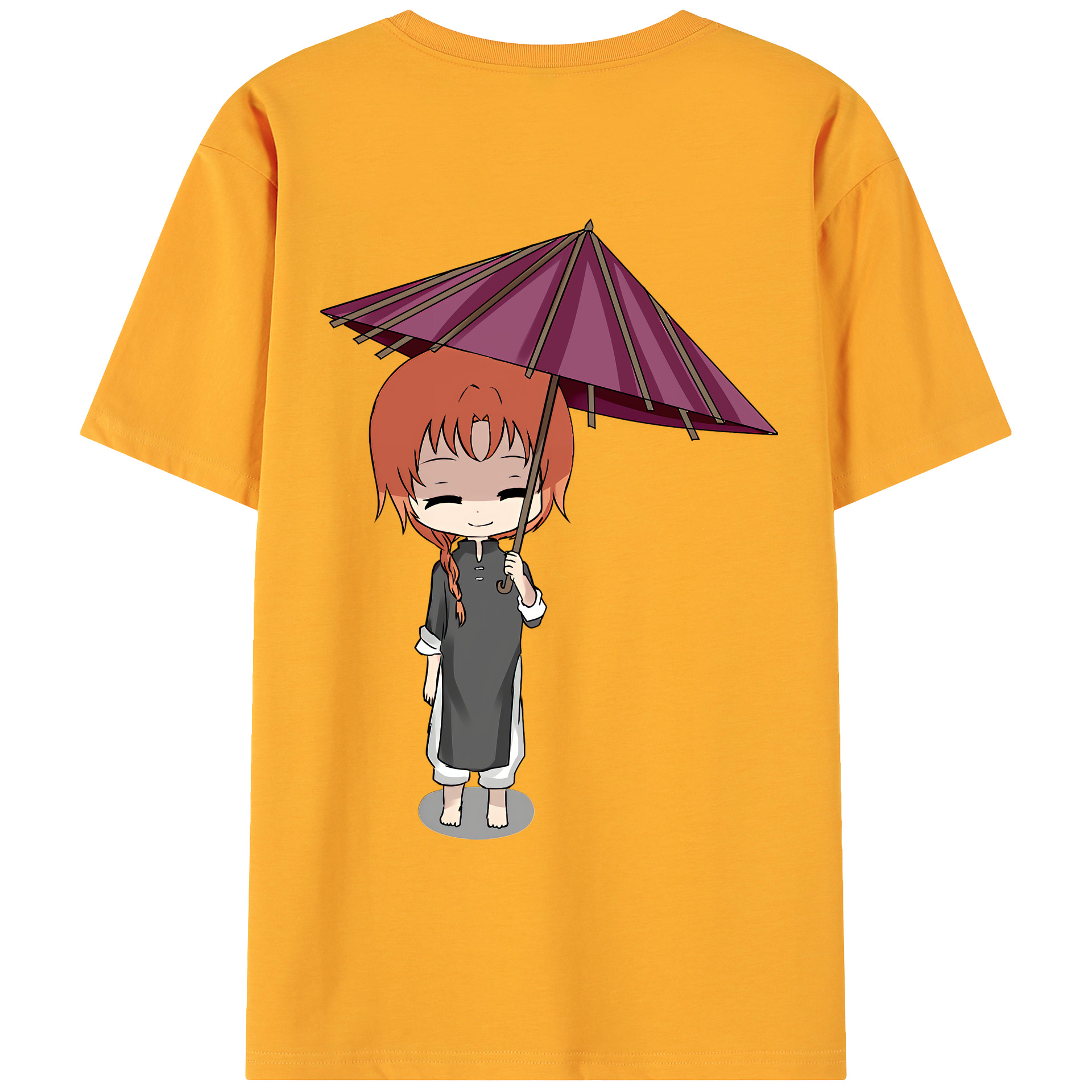 （画像用） ぎんたま 坂田銀時（さかたぎんとき） 神楽 志村新八（しむら しんぱち） GINTAMA Sakata Gintoki Kagura Shimura Shinpachi 綿100％ メンズ半袖Tシャツ（バックプリント） 通気性