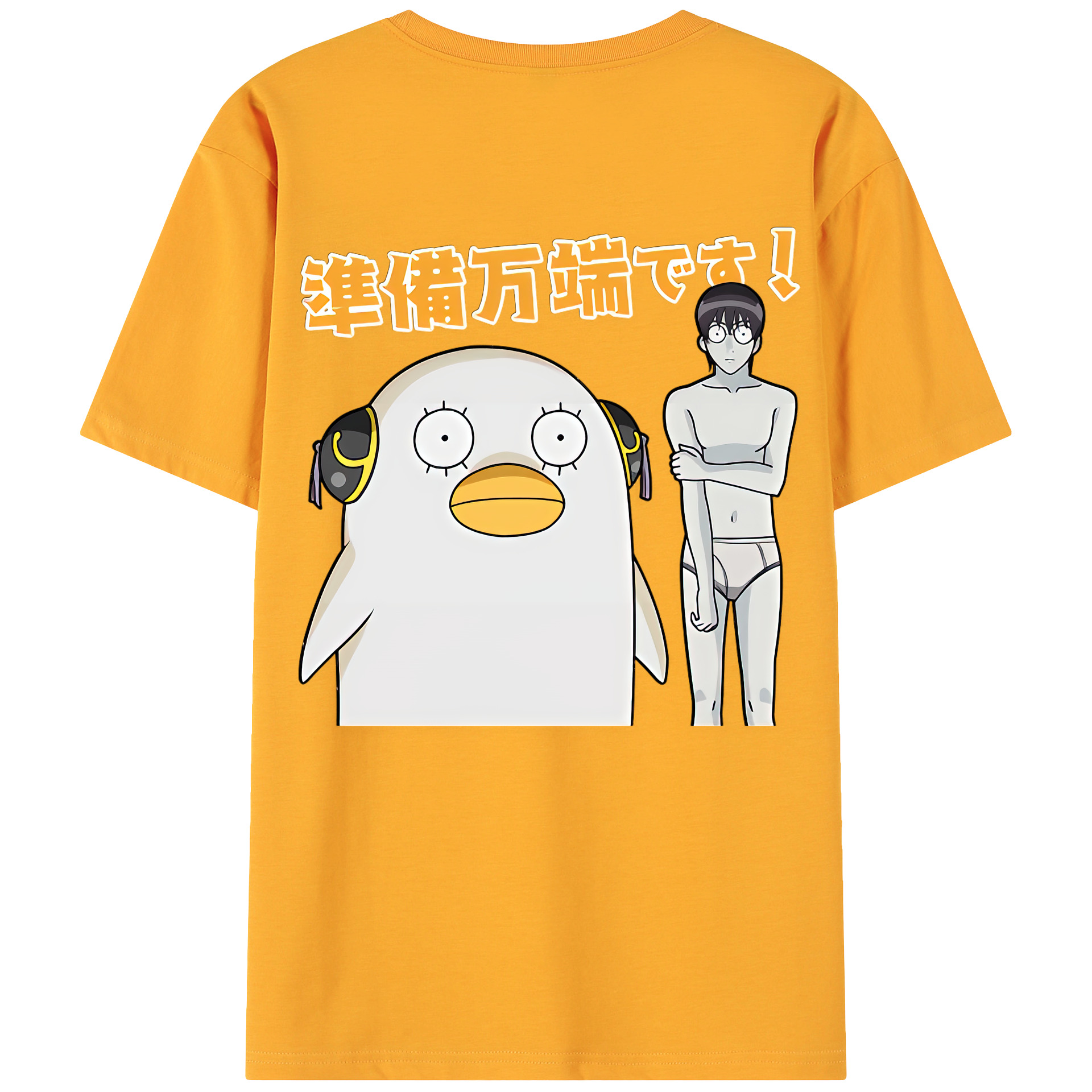 （画像用） ぎんたま 坂田銀時（さかたぎんとき） 神楽 志村新八（しむら しんぱち） GINTAMA Sakata Gintoki Kagura Shimura Shinpachi 綿100％ メンズ半袖Tシャツ（バックプリント） 通気性