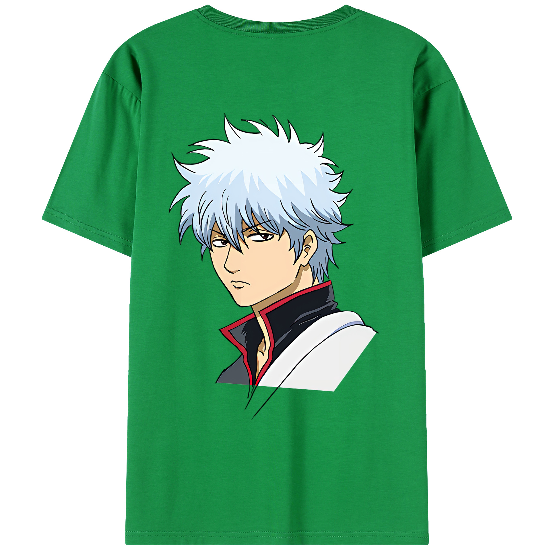 （画像用） ぎんたま 坂田銀時（さかたぎんとき） 神楽 志村新八（しむら しんぱち） GINTAMA Sakata Gintoki Kagura Shimura Shinpachi 綿100％ メンズ半袖Tシャツ（バックプリント） 通気性