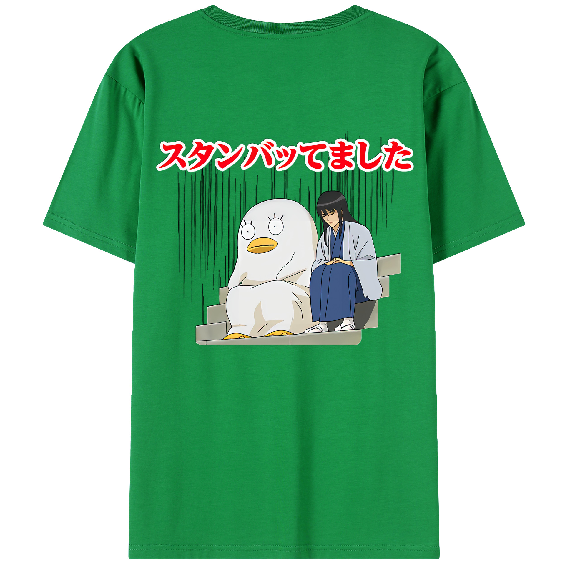 （画像用） ぎんたま 坂田銀時（さかたぎんとき） 神楽 志村新八（しむら しんぱち） GINTAMA Sakata Gintoki Kagura Shimura Shinpachi 綿100％ メンズ半袖Tシャツ（バックプリント） 通気性