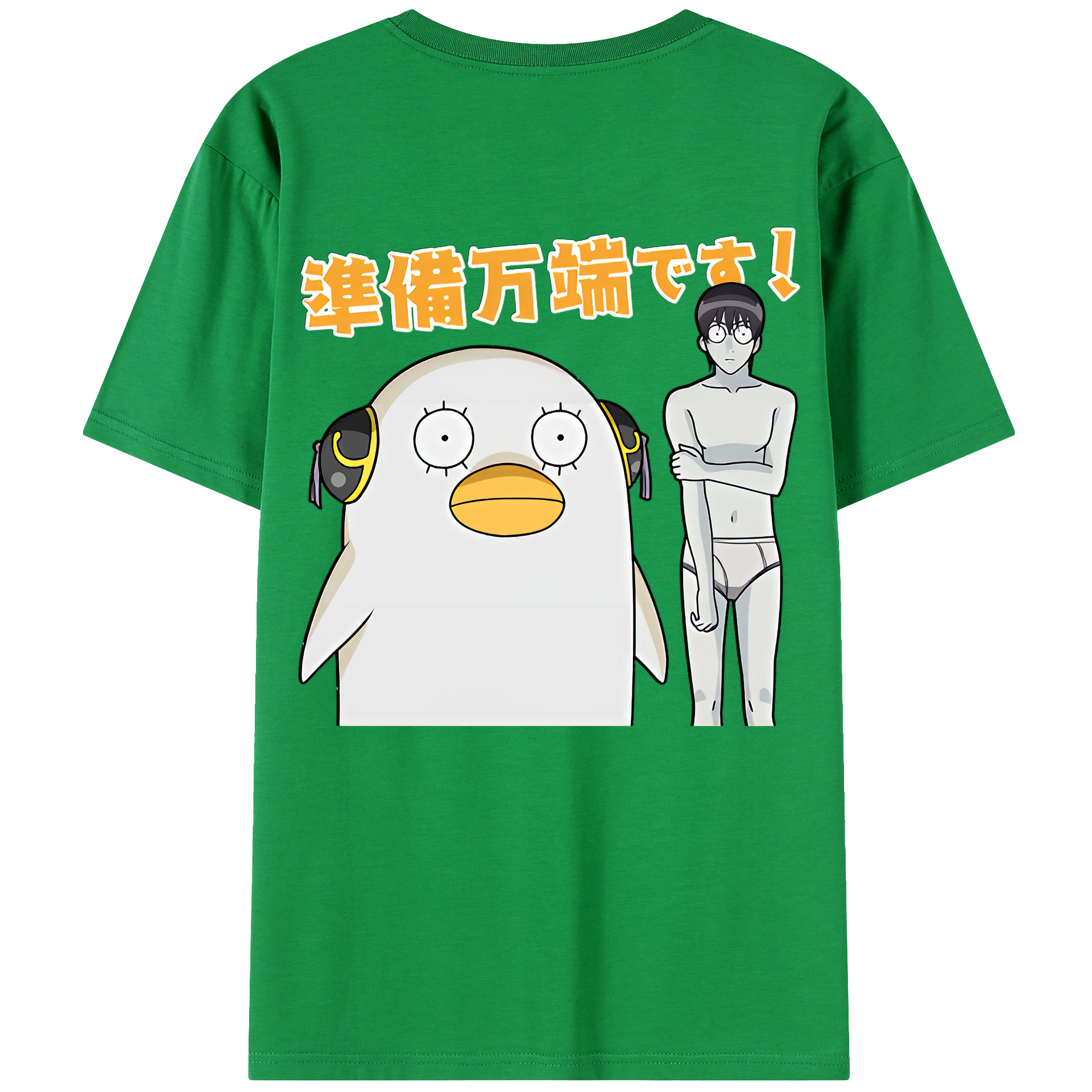 （画像用） ぎんたま 坂田銀時（さかたぎんとき） 神楽 志村新八（しむら しんぱち） GINTAMA Sakata Gintoki Kagura Shimura Shinpachi 綿100％ メンズ半袖Tシャツ（バックプリント） 通気性