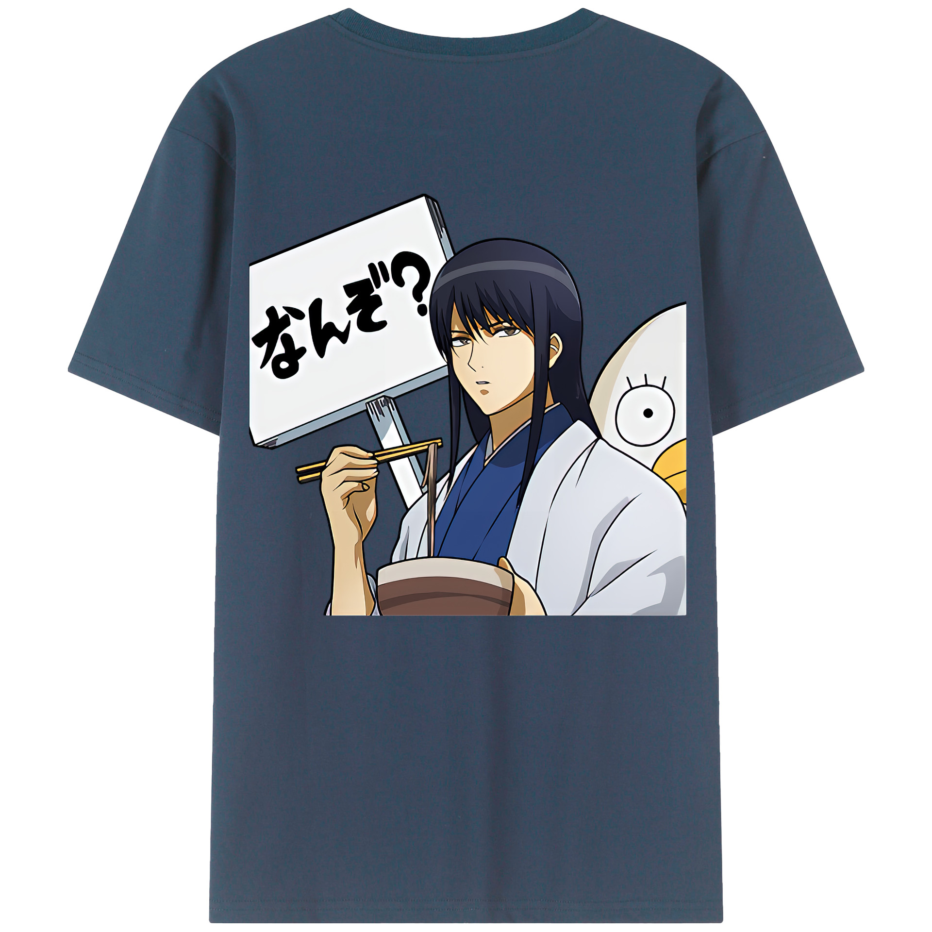 （画像用） ぎんたま 坂田銀時（さかたぎんとき） 神楽 志村新八（しむら しんぱち） GINTAMA Sakata Gintoki Kagura Shimura Shinpachi 綿100％ メンズ半袖Tシャツ（バックプリント） 通気性