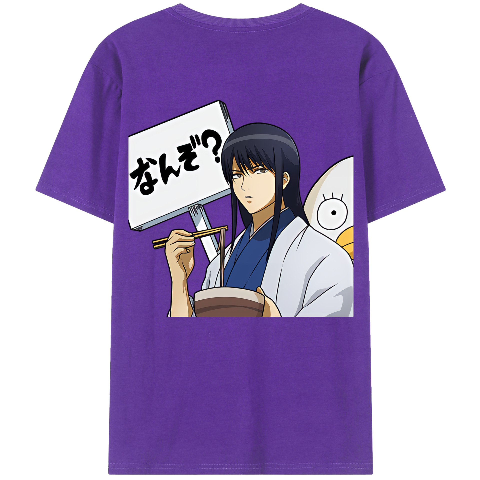 （画像用） ぎんたま 坂田銀時（さかたぎんとき） 神楽 志村新八（しむら しんぱち） GINTAMA Sakata Gintoki Kagura Shimura Shinpachi 綿100％ メンズ半袖Tシャツ（バックプリント） 通気性