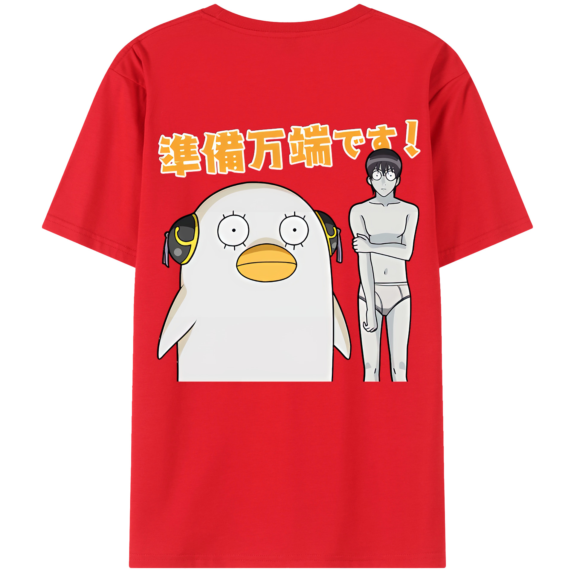 （画像用） ぎんたま 坂田銀時（さかたぎんとき） 神楽 志村新八（しむら しんぱち） GINTAMA Sakata Gintoki Kagura Shimura Shinpachi 綿100％ メンズ半袖Tシャツ（バックプリント） 通気性
