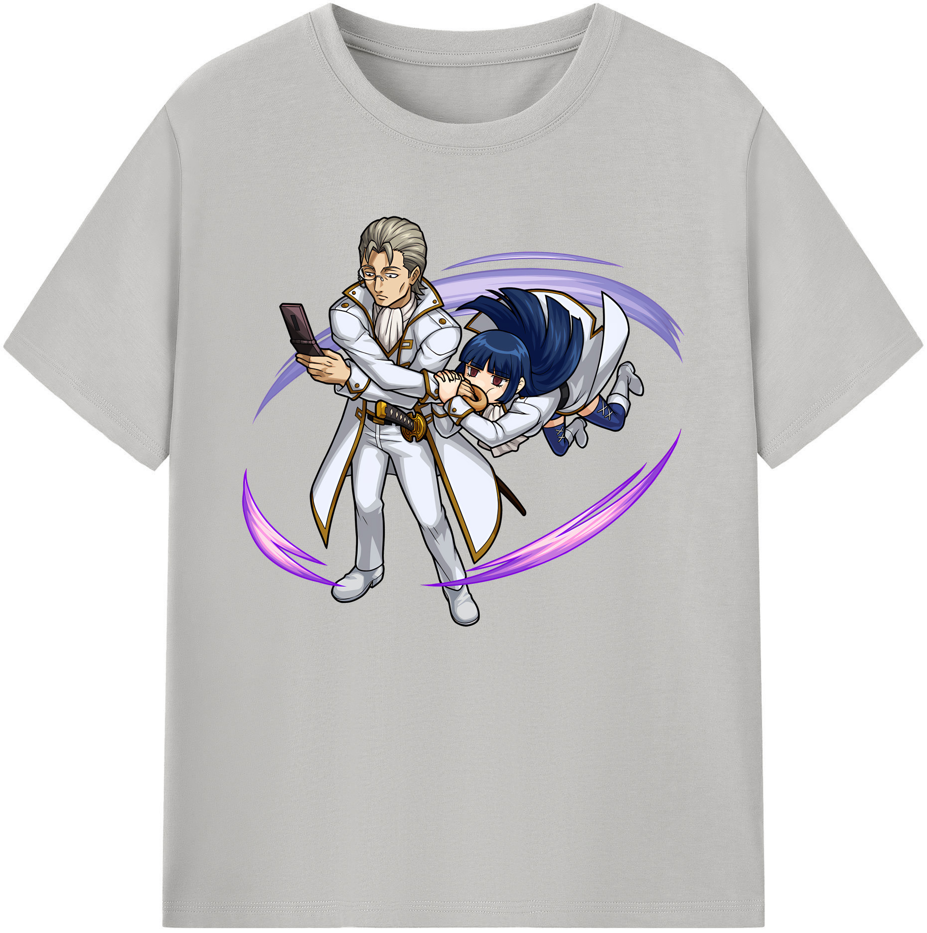 （画像用） ぎんたま 坂田銀時（さかたぎんとき） 神楽 志村新八（しむら しんぱち） GINTAMA Sakata Gintoki Kagura Shimura Shinpachi 綿100％ メンズ半袖Tシャツ｜肌触りやわらか＆通気性