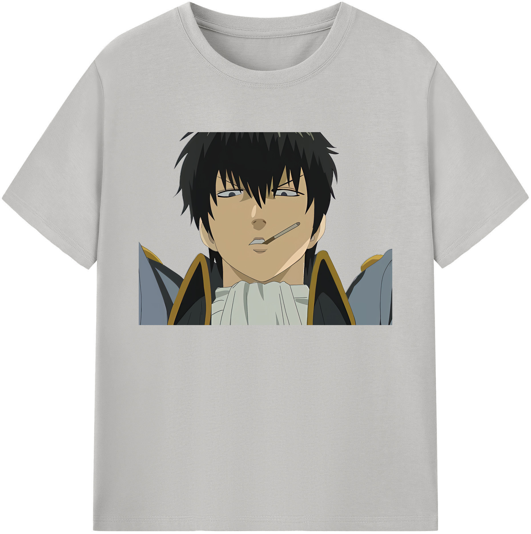 （画像用） ぎんたま 坂田銀時（さかたぎんとき） 神楽 志村新八（しむら しんぱち） GINTAMA Sakata Gintoki Kagura Shimura Shinpachi 綿100％ メンズ半袖Tシャツ｜肌触りやわらか＆通気性