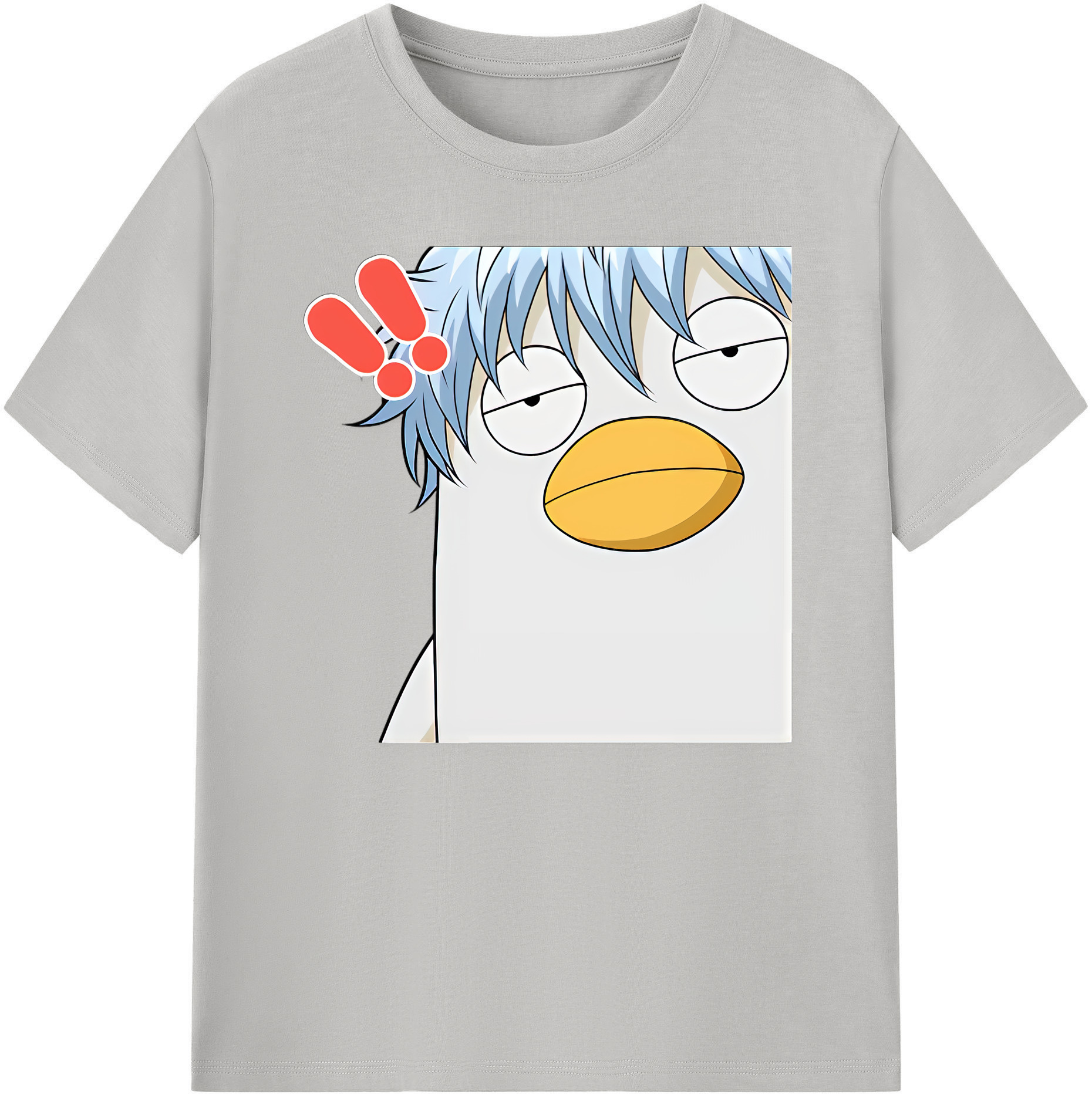 （画像用） ぎんたま 坂田銀時（さかたぎんとき） 神楽 志村新八（しむら しんぱち） GINTAMA Sakata Gintoki Kagura Shimura Shinpachi 綿100％ メンズ半袖Tシャツ｜肌触りやわらか＆通気性