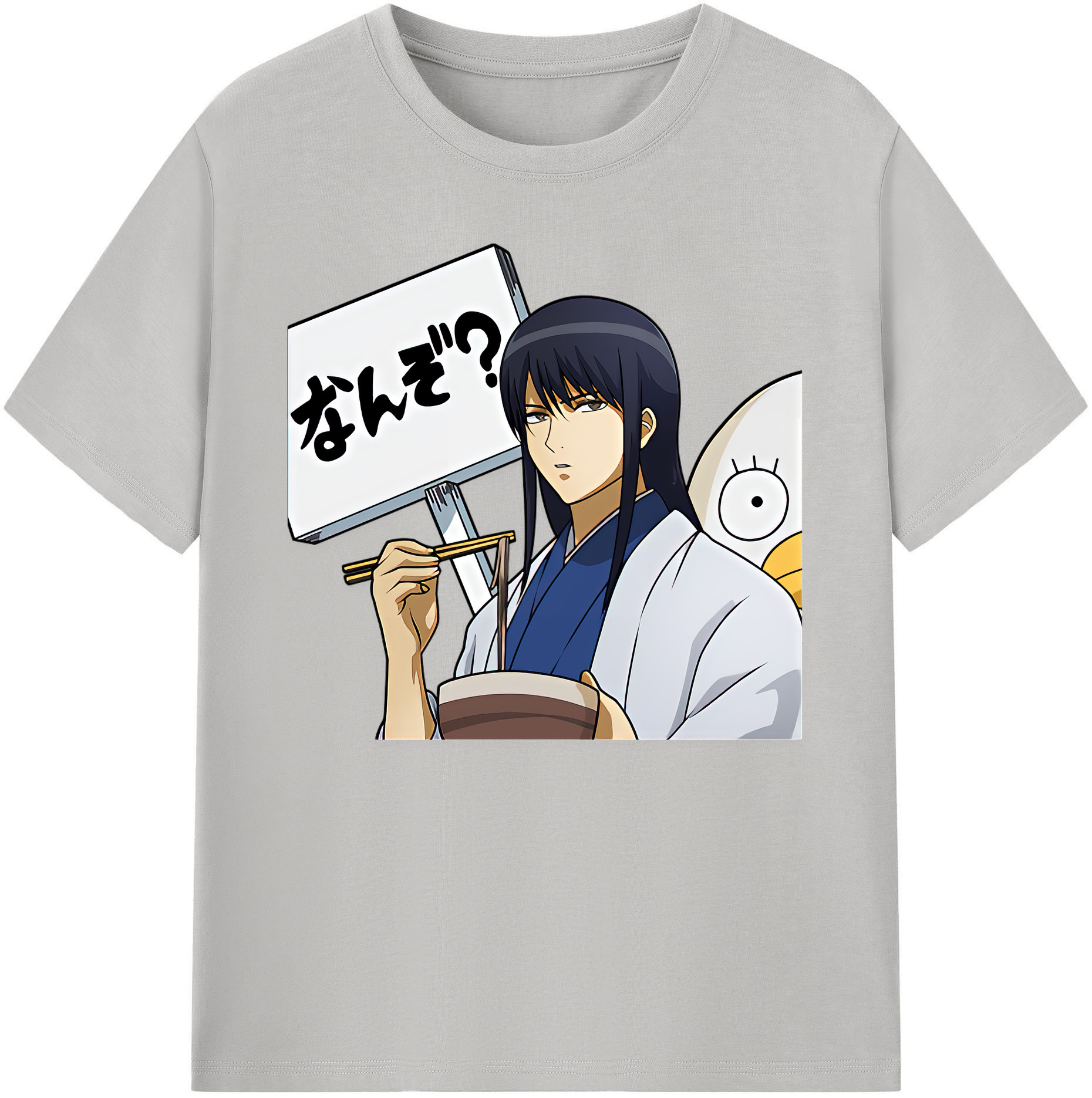 （画像用） ぎんたま 坂田銀時（さかたぎんとき） 神楽 志村新八（しむら しんぱち） GINTAMA Sakata Gintoki Kagura Shimura Shinpachi 綿100％ メンズ半袖Tシャツ｜肌触りやわらか＆通気性