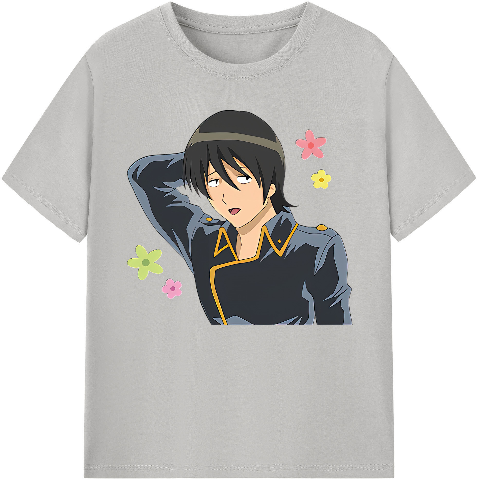 （画像用） ぎんたま 坂田銀時（さかたぎんとき） 神楽 志村新八（しむら しんぱち） GINTAMA Sakata Gintoki Kagura Shimura Shinpachi 綿100％ メンズ半袖Tシャツ｜肌触りやわらか＆通気性