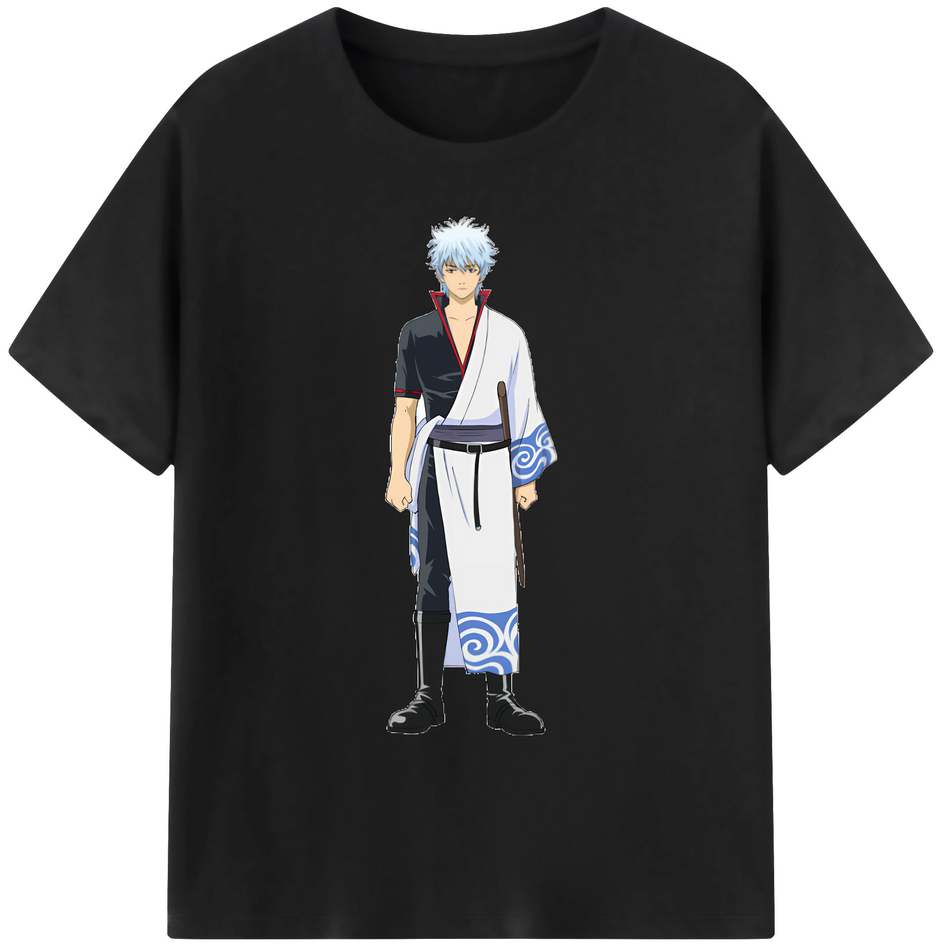 （画像用） ぎんたま 坂田銀時（さかたぎんとき） 神楽 志村新八（しむら しんぱち） GINTAMA Sakata Gintoki Kagura Shimura Shinpachi 綿100％ メンズ半袖Tシャツ｜肌触りやわらか＆通気性