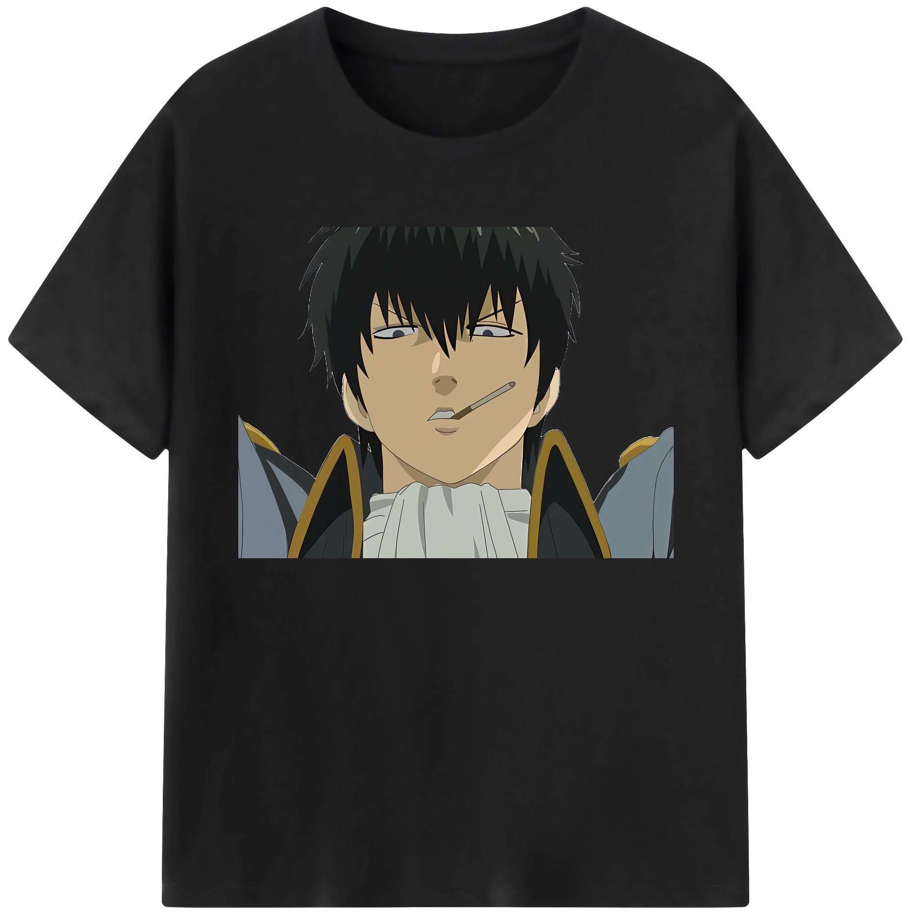 （画像用） ぎんたま 坂田銀時（さかたぎんとき） 神楽 志村新八（しむら しんぱち） GINTAMA Sakata Gintoki Kagura Shimura Shinpachi 綿100％ メンズ半袖Tシャツ｜肌触りやわらか＆通気性