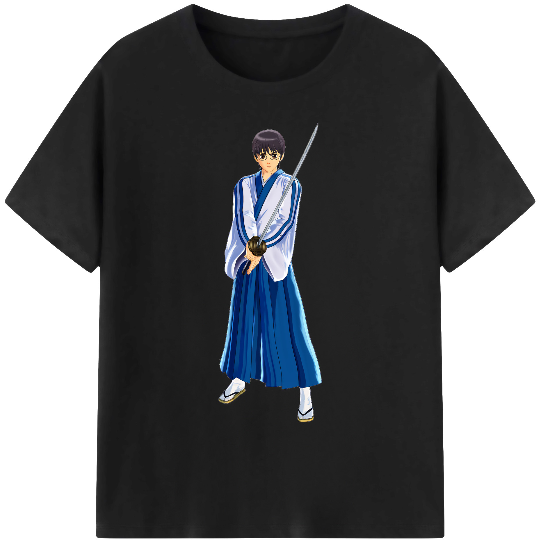 （画像用） ぎんたま 坂田銀時（さかたぎんとき） 神楽 志村新八（しむら しんぱち） GINTAMA Sakata Gintoki Kagura Shimura Shinpachi 綿100％ メンズ半袖Tシャツ｜肌触りやわらか＆通気性