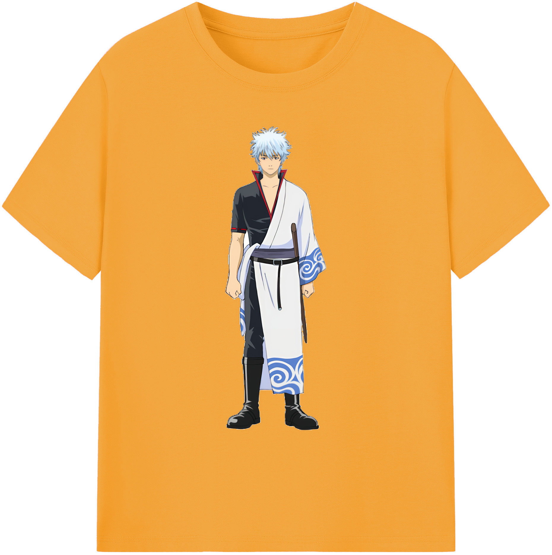 （画像用） ぎんたま 坂田銀時（さかたぎんとき） 神楽 志村新八（しむら しんぱち） GINTAMA Sakata Gintoki Kagura Shimura Shinpachi 綿100％ メンズ半袖Tシャツ｜肌触りやわらか＆通気性