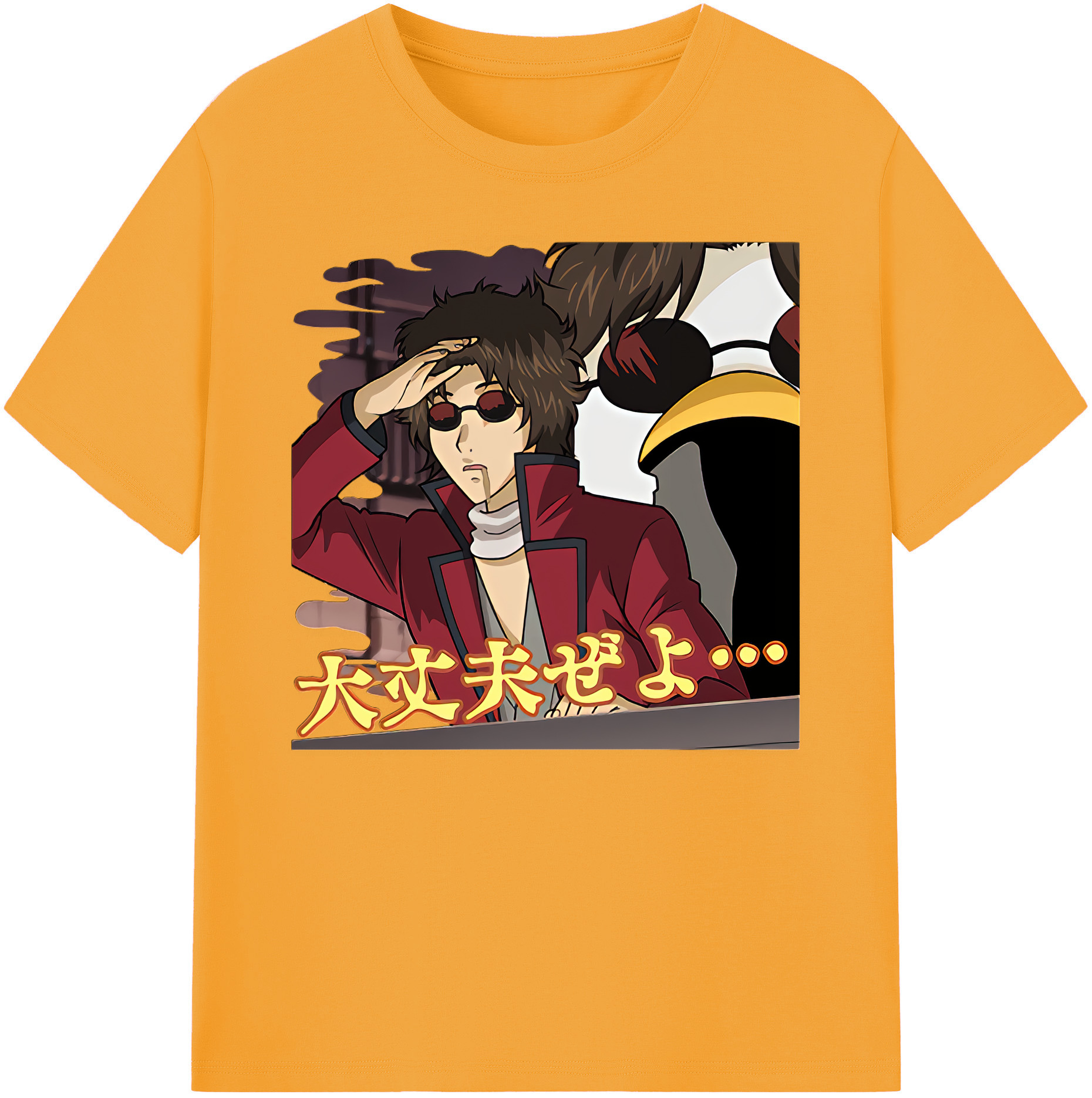 （画像用） ぎんたま 坂田銀時（さかたぎんとき） 神楽 志村新八（しむら しんぱち） GINTAMA Sakata Gintoki Kagura Shimura Shinpachi 綿100％ メンズ半袖Tシャツ｜肌触りやわらか＆通気性