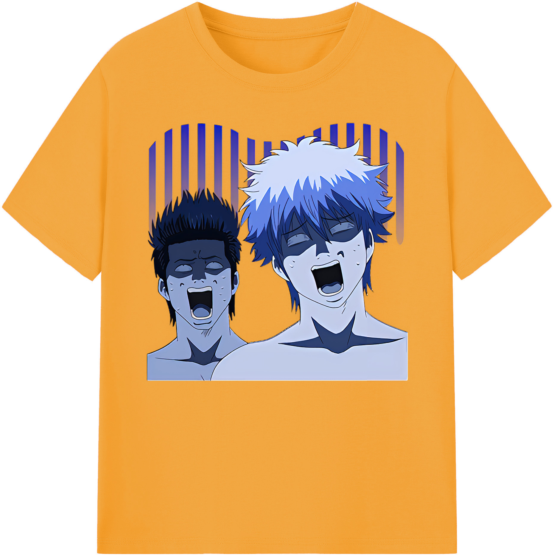 （画像用） ぎんたま 坂田銀時（さかたぎんとき） 神楽 志村新八（しむら しんぱち） GINTAMA Sakata Gintoki Kagura Shimura Shinpachi 綿100％ メンズ半袖Tシャツ｜肌触りやわらか＆通気性