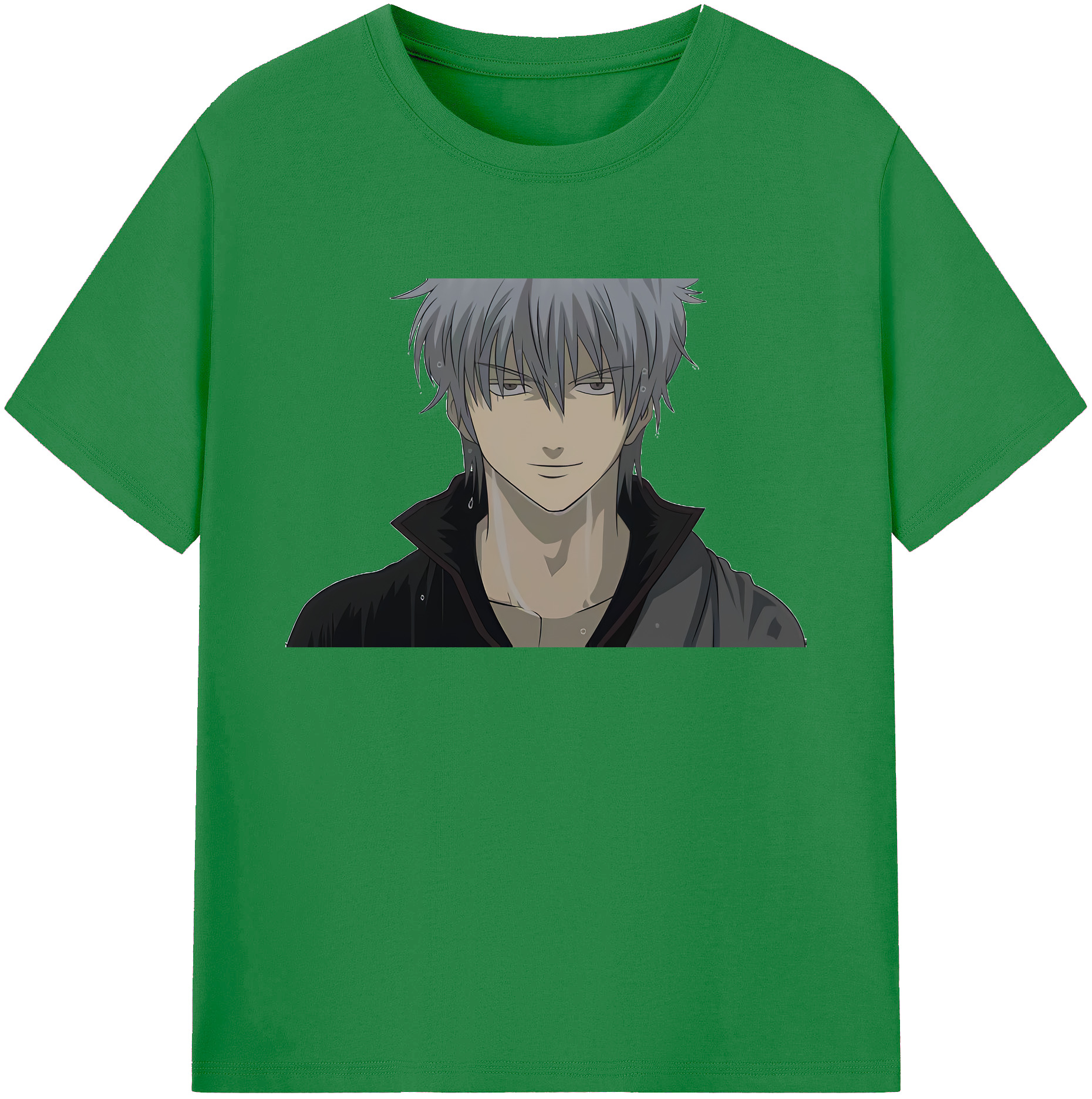 （画像用） ぎんたま 坂田銀時（さかたぎんとき） 神楽 志村新八（しむら しんぱち） GINTAMA Sakata Gintoki Kagura Shimura Shinpachi 綿100％ メンズ半袖Tシャツ｜肌触りやわらか＆通気性