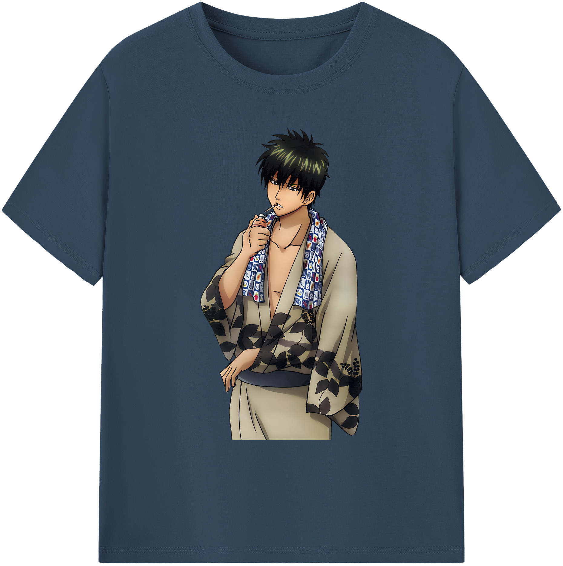 （画像用） ぎんたま 坂田銀時（さかたぎんとき） 神楽 志村新八（しむら しんぱち） GINTAMA Sakata Gintoki Kagura Shimura Shinpachi 綿100％ メンズ半袖Tシャツ｜肌触りやわらか＆通気性