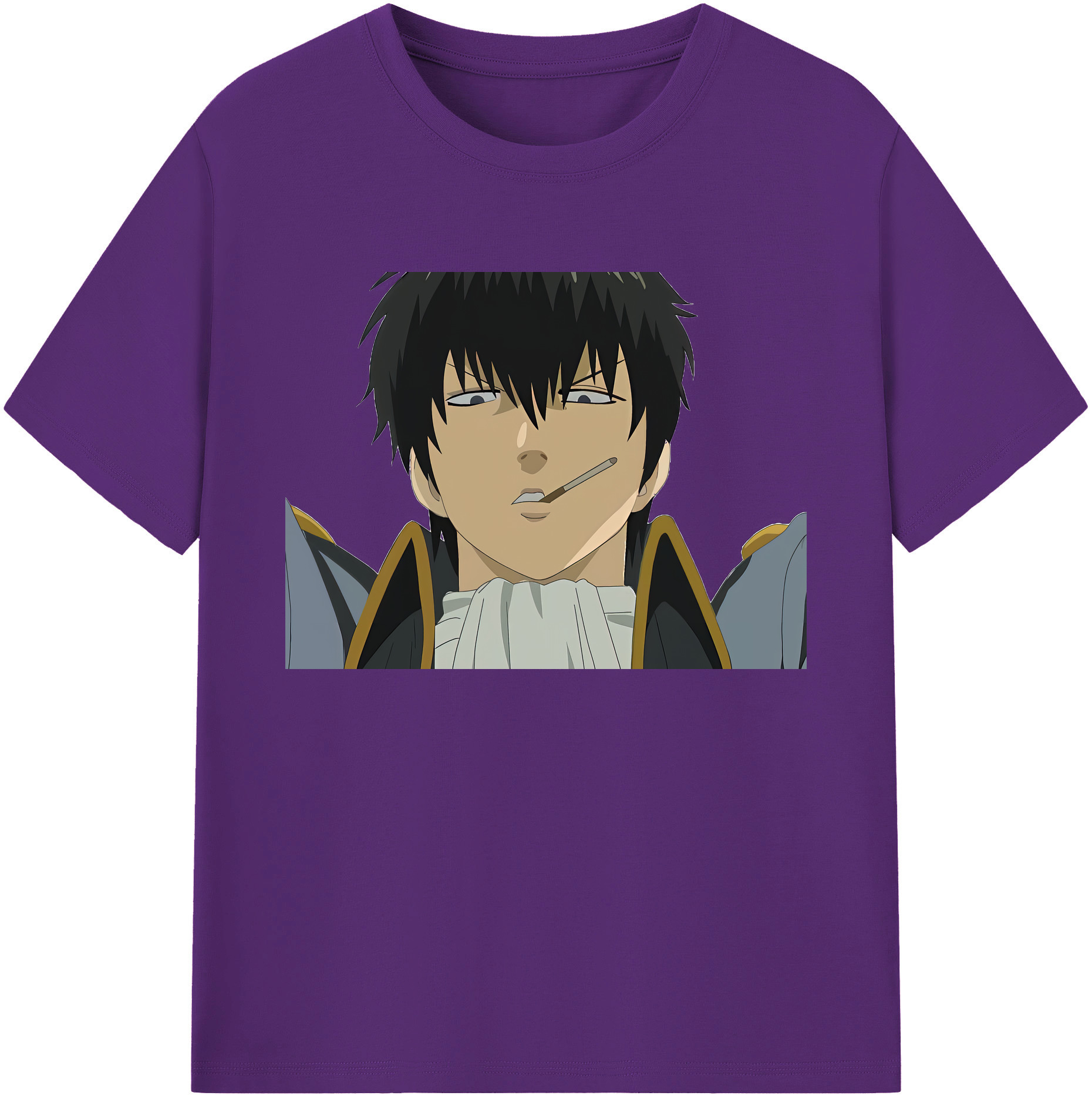 （画像用） ぎんたま 坂田銀時（さかたぎんとき） 神楽 志村新八（しむら しんぱち） GINTAMA Sakata Gintoki Kagura Shimura Shinpachi 綿100％ メンズ半袖Tシャツ｜肌触りやわらか＆通気性