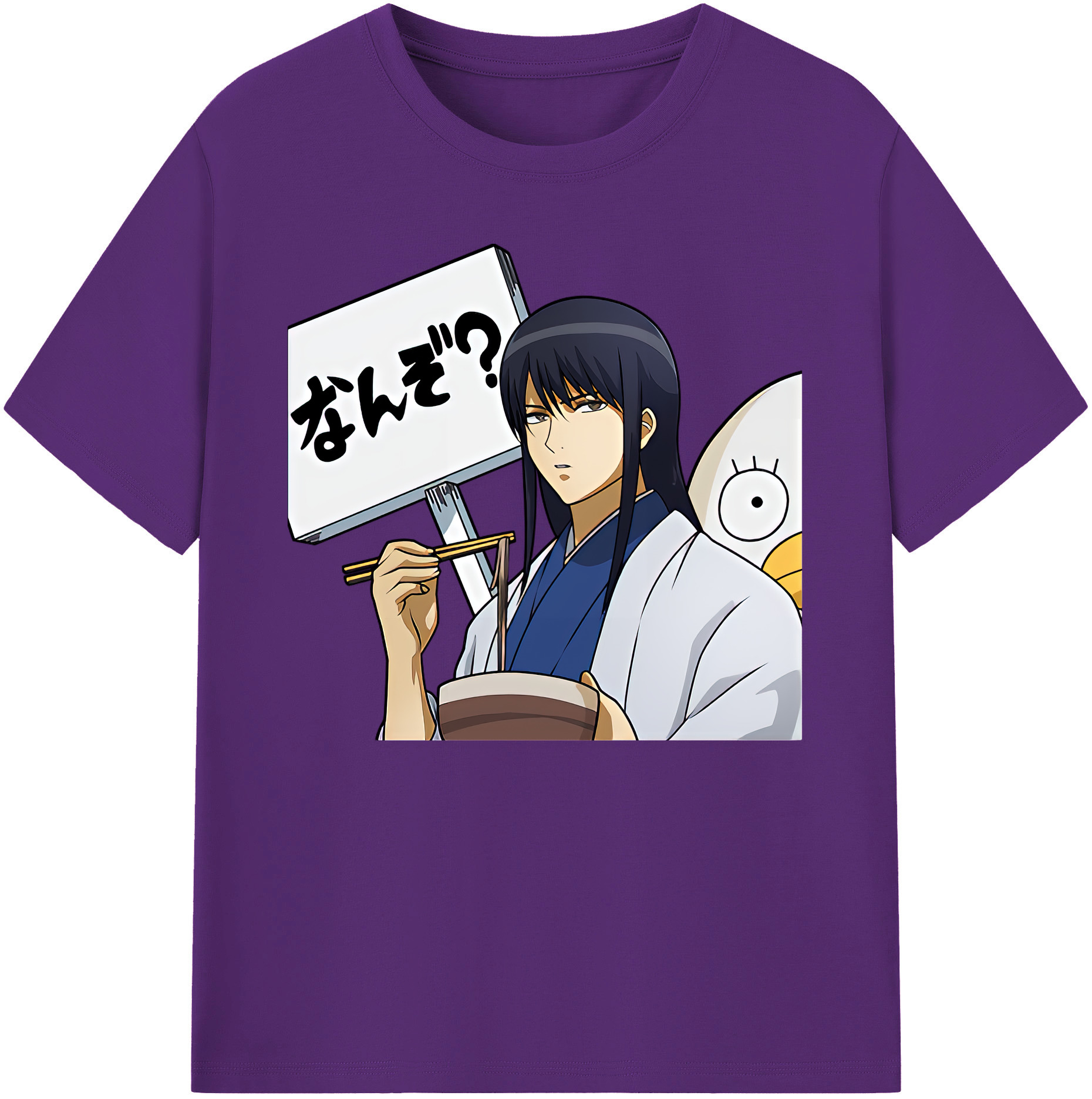 （画像用） ぎんたま 坂田銀時（さかたぎんとき） 神楽 志村新八（しむら しんぱち） GINTAMA Sakata Gintoki Kagura Shimura Shinpachi 綿100％ メンズ半袖Tシャツ｜肌触りやわらか＆通気性