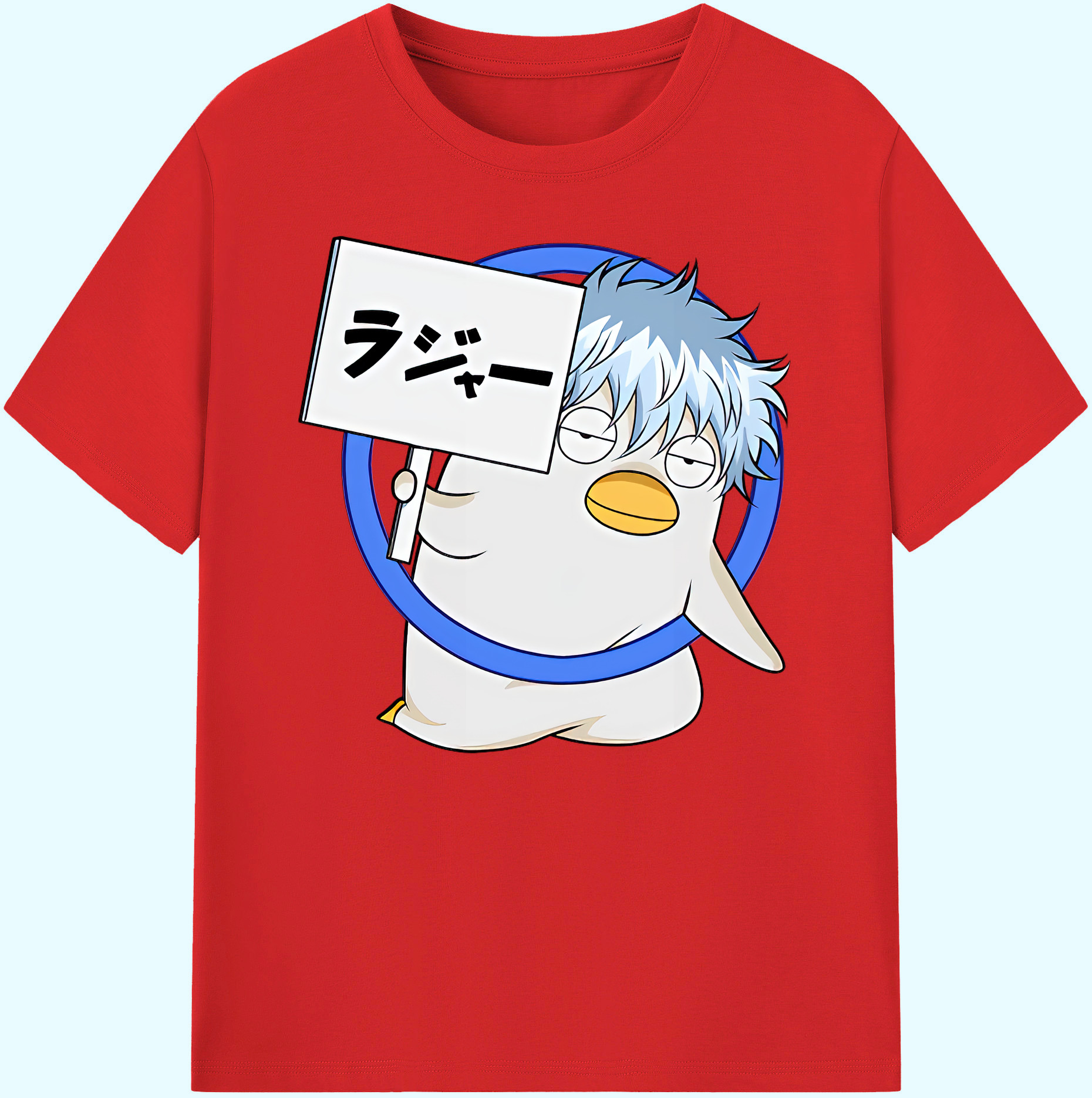 （画像用） ぎんたま 坂田銀時（さかたぎんとき） 神楽 志村新八（しむら しんぱち） GINTAMA Sakata Gintoki Kagura Shimura Shinpachi 綿100％ メンズ半袖Tシャツ｜肌触りやわらか＆通気性