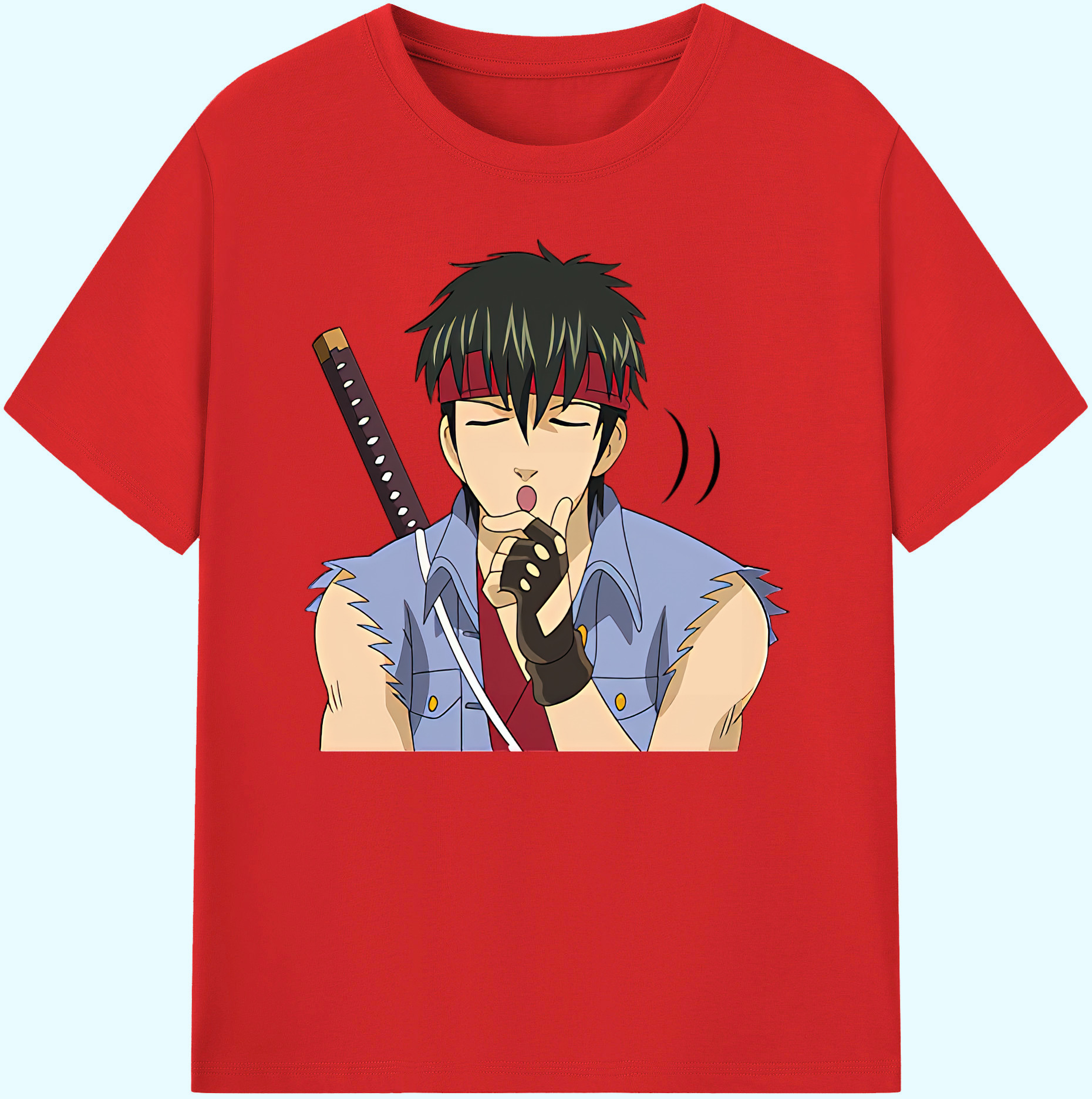 （画像用） ぎんたま 坂田銀時（さかたぎんとき） 神楽 志村新八（しむら しんぱち） GINTAMA Sakata Gintoki Kagura Shimura Shinpachi 綿100％ メンズ半袖Tシャツ｜肌触りやわらか＆通気性